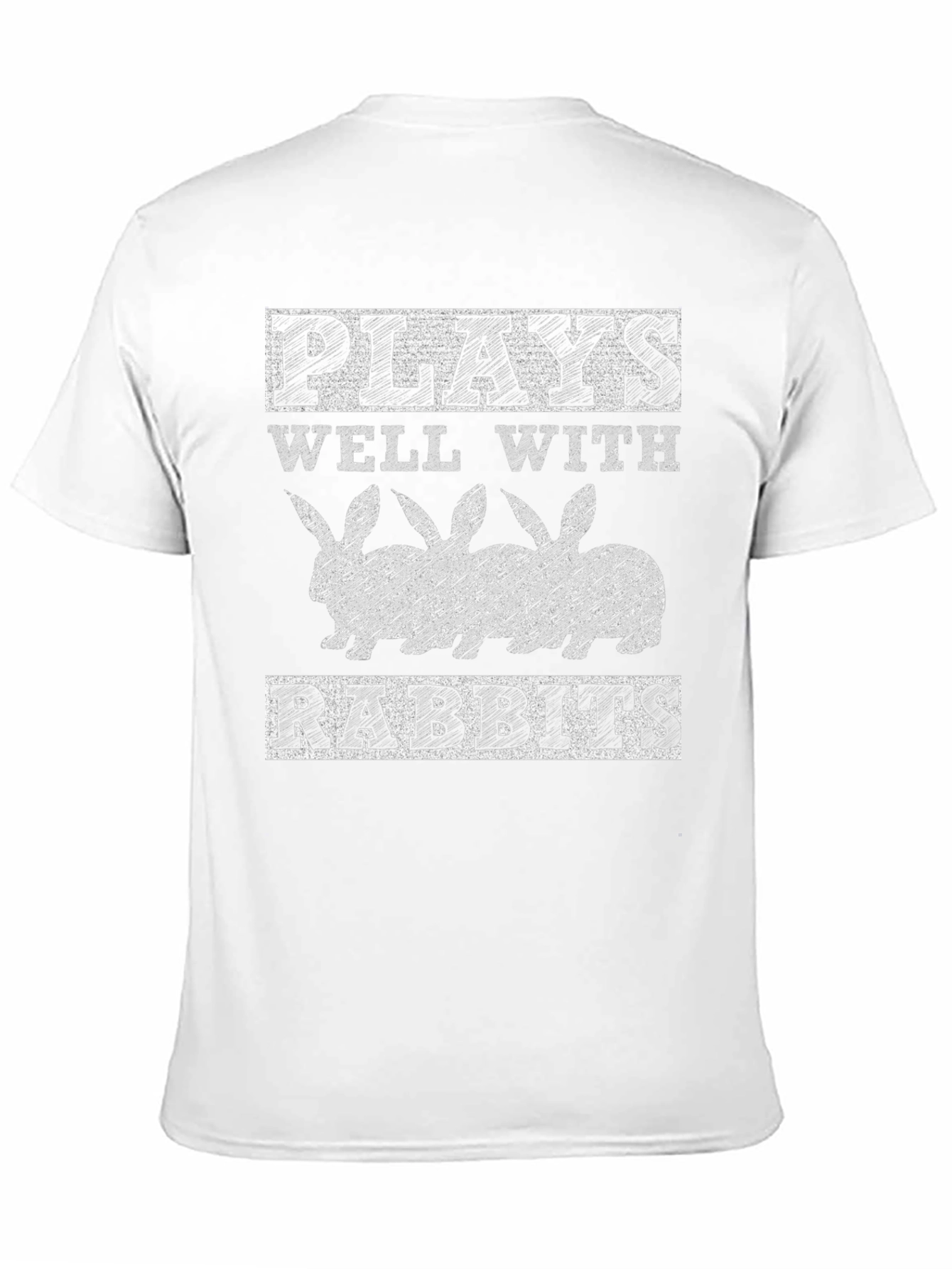 Plays Well With Rabbits Graphic T-Shirt