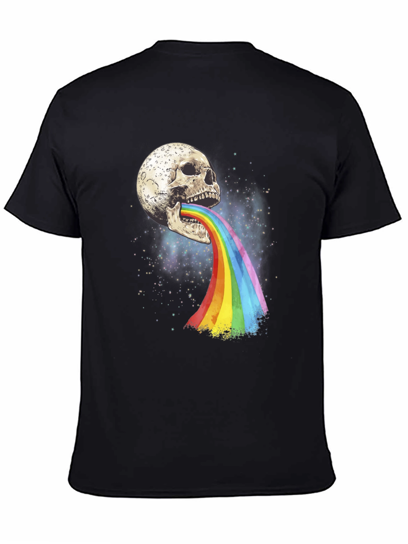 Skull Rainbow Galaxy T-Shirt