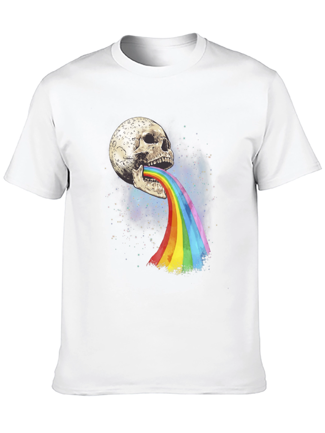 Skull Rainbow Galaxy T-Shirt