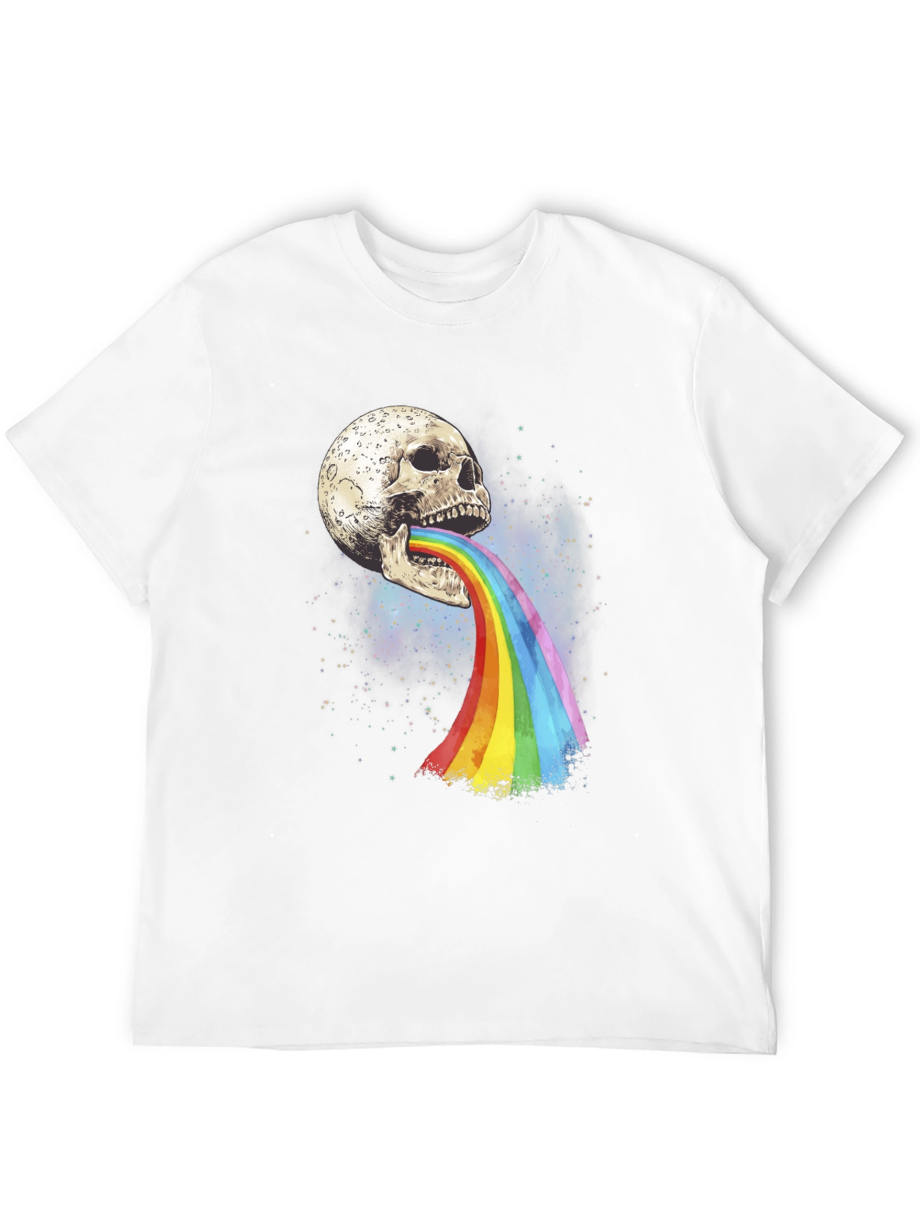 Skull Rainbow Galaxy T-Shirt
