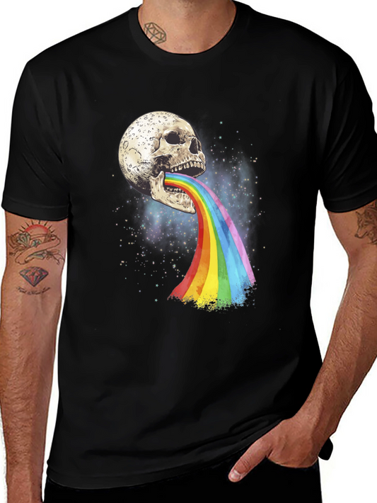 Skull Rainbow Galaxy T-Shirt