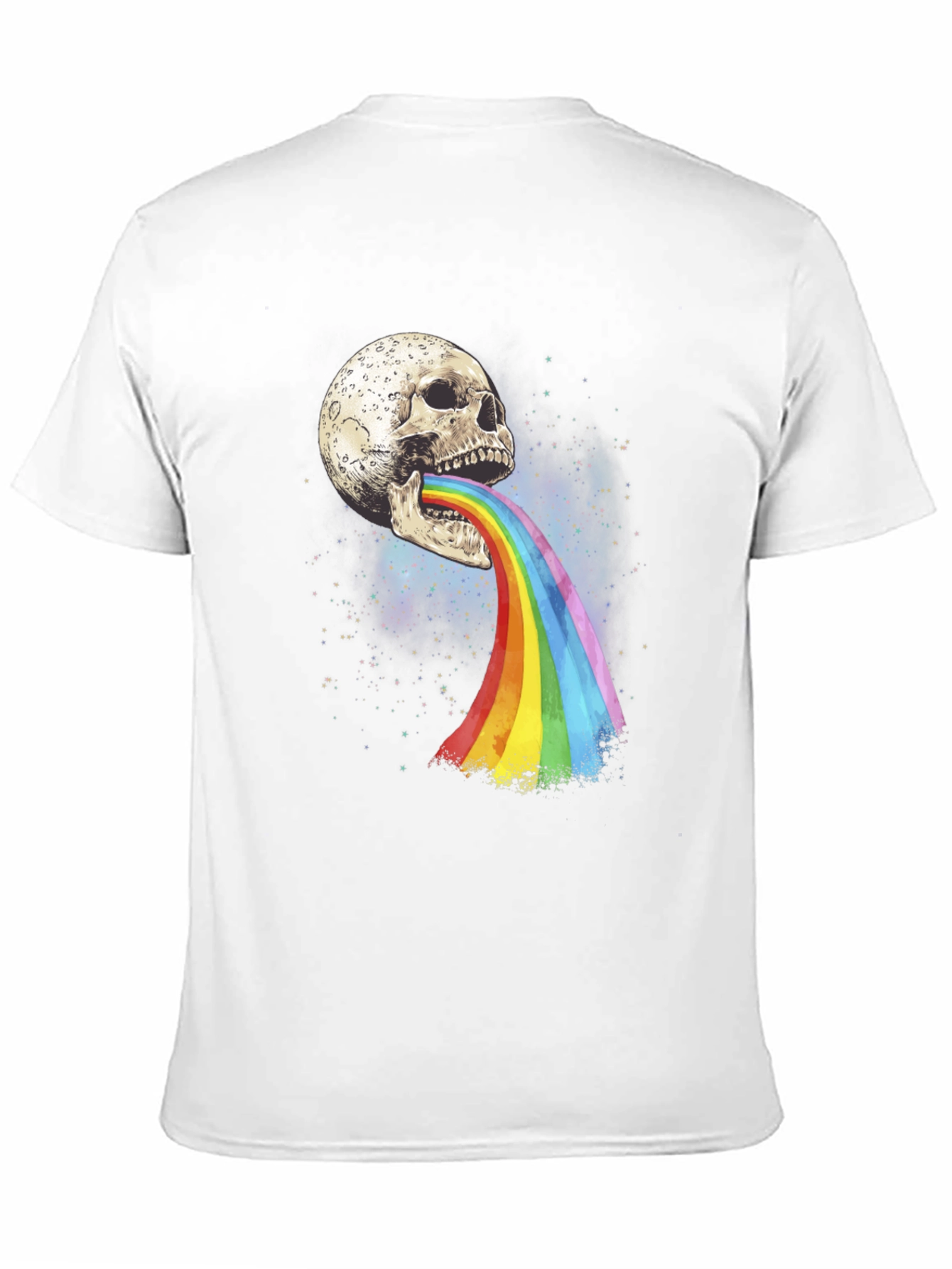 Skull Rainbow Galaxy T-Shirt