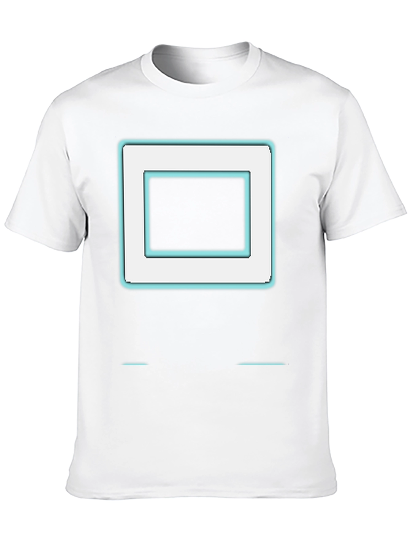 Retro Square Graphic Tee - Modern Style