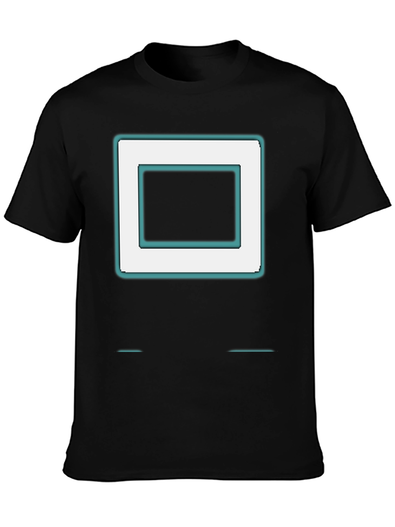Retro Square Graphic Tee - Modern Style