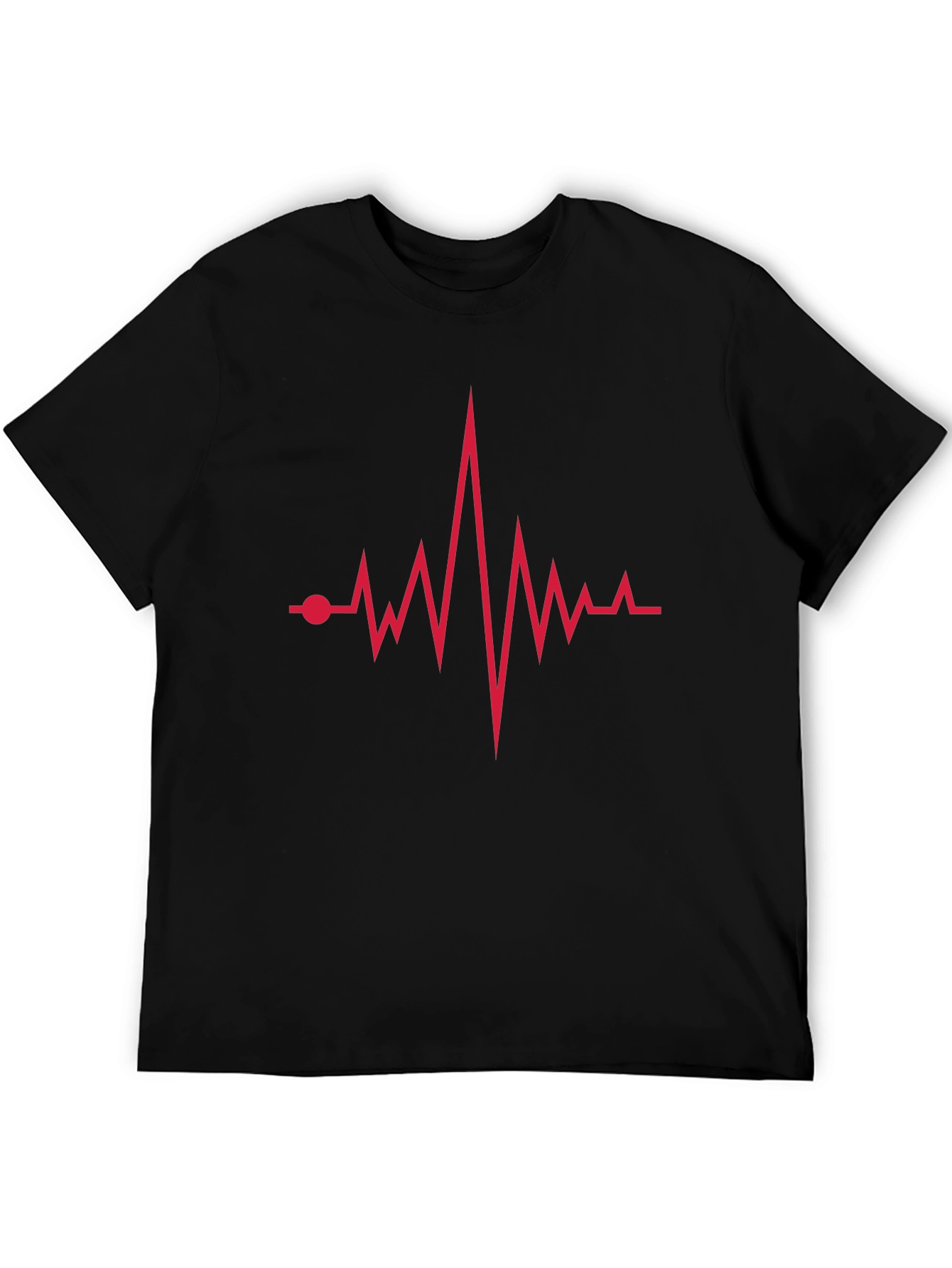 Heartbeat Graphic Tee - Modern Casual Style