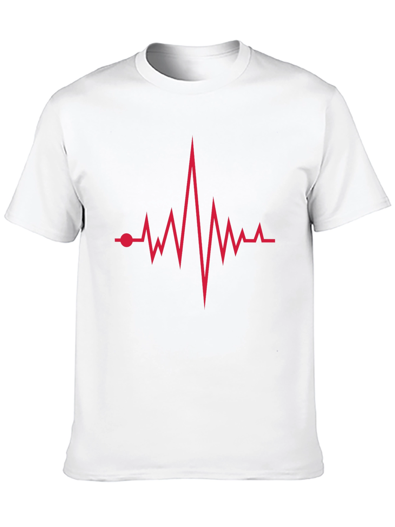 Heartbeat Graphic Tee - Modern Casual Style
