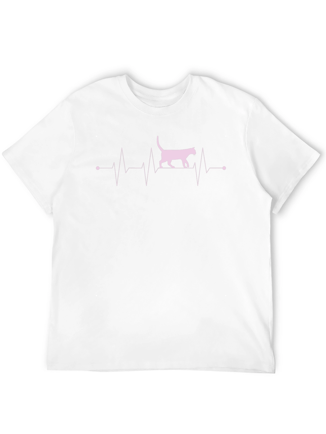 Cat Heartbeat T-Shirt - Funny Cat Lover Tee