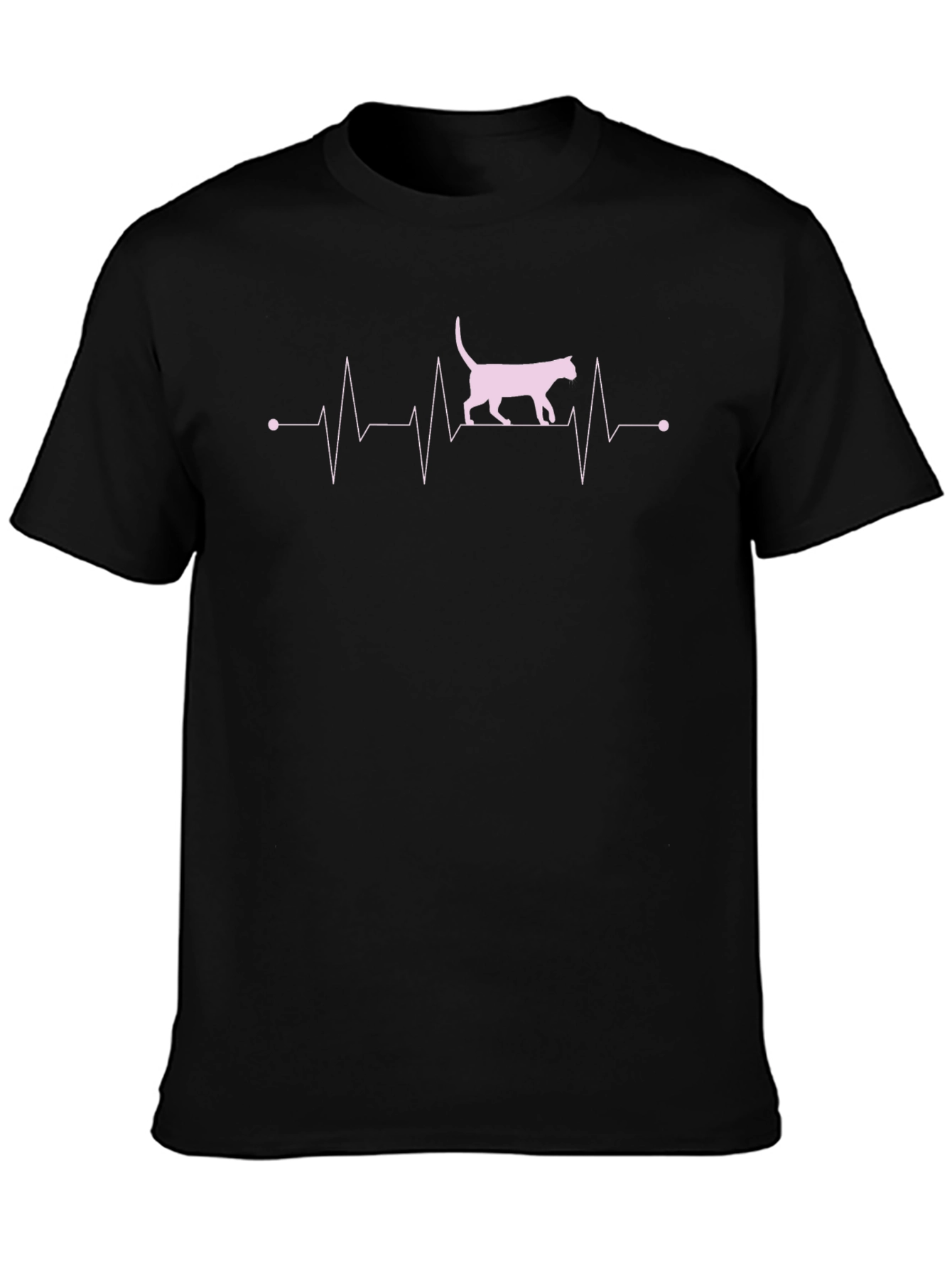 Cat Heartbeat T-Shirt - Funny Cat Lover Tee