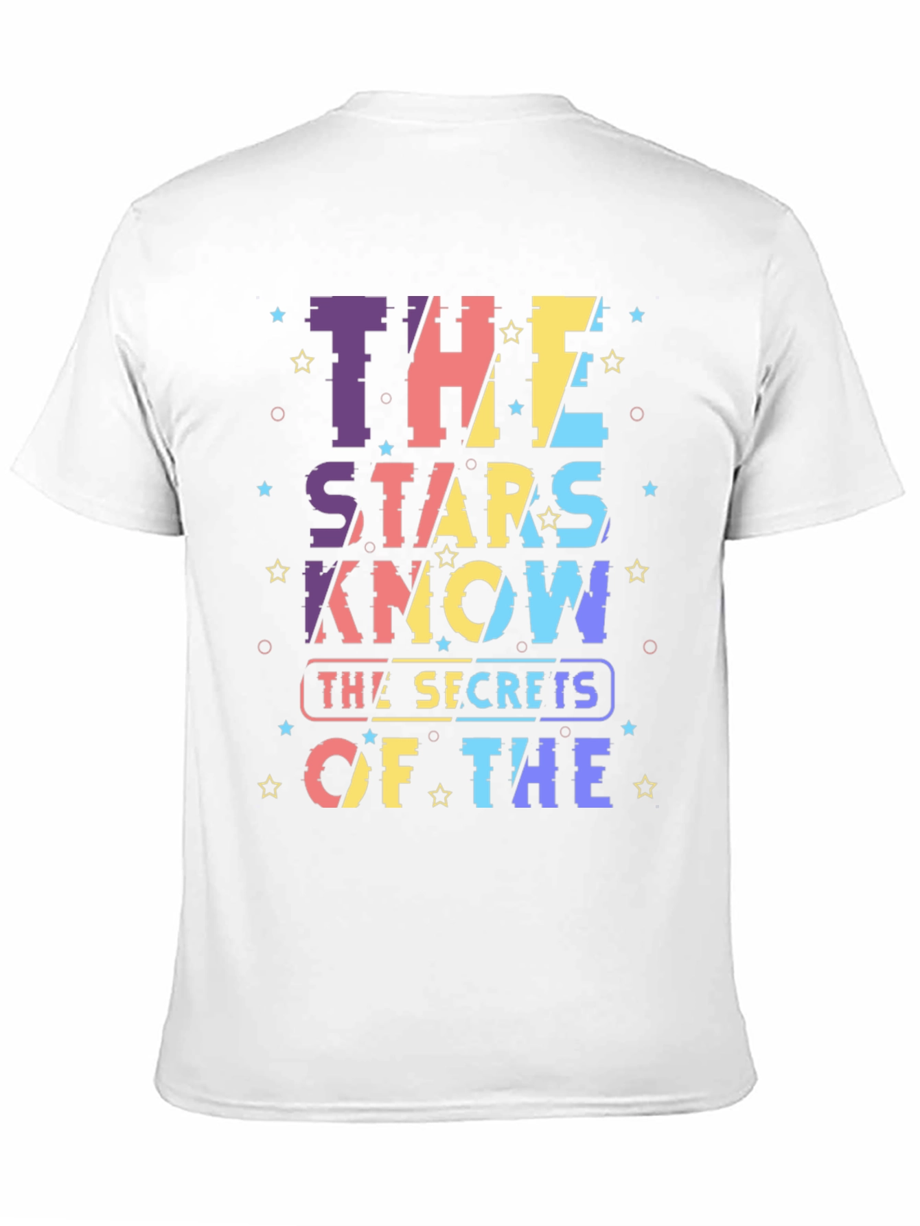 Stars Know Secrets Graphic T-Shirt - Black
