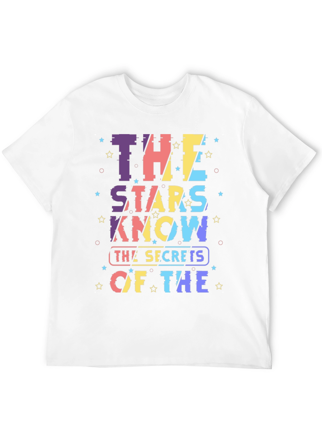 Stars Know Secrets Graphic T-Shirt - Black