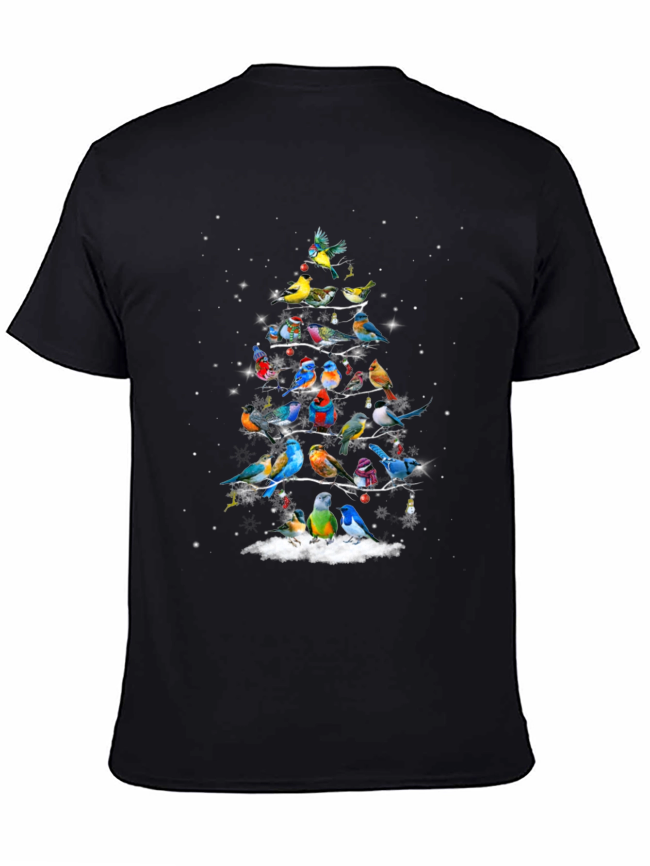 Bird Christmas Tree T-Shirt