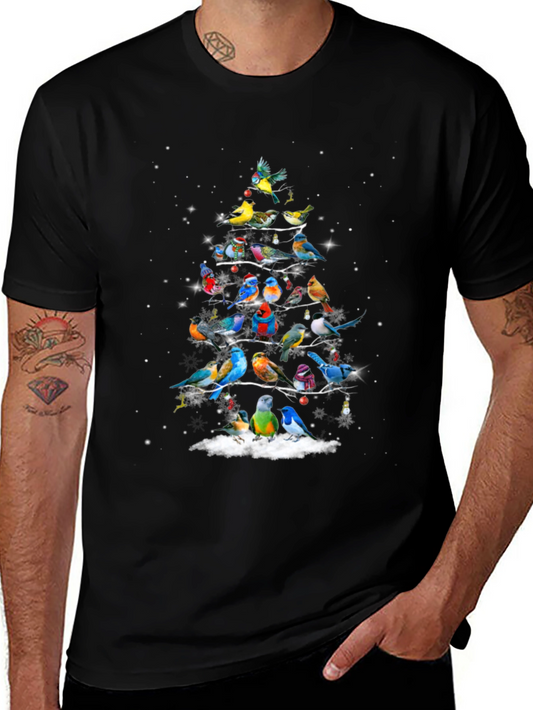 Bird Christmas Tree T-Shirt