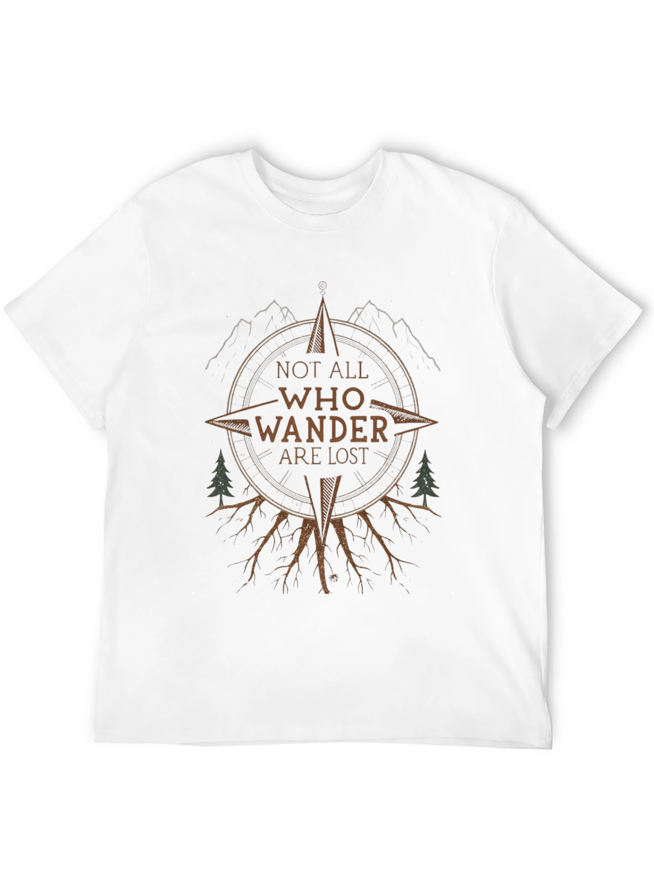 Wanderlust Compass Graphic T-Shirt - Adventure Awaits!