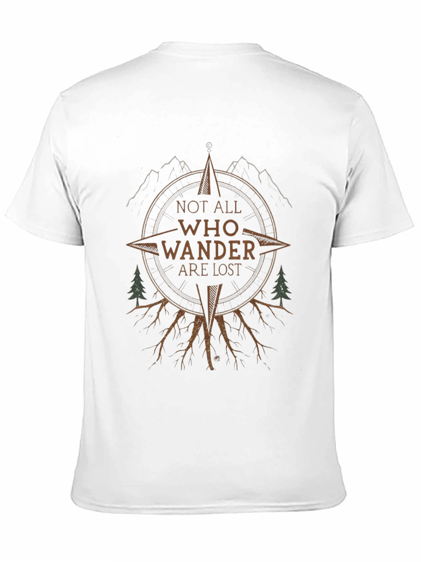 Wanderlust Compass Graphic T-Shirt - Adventure Awaits!