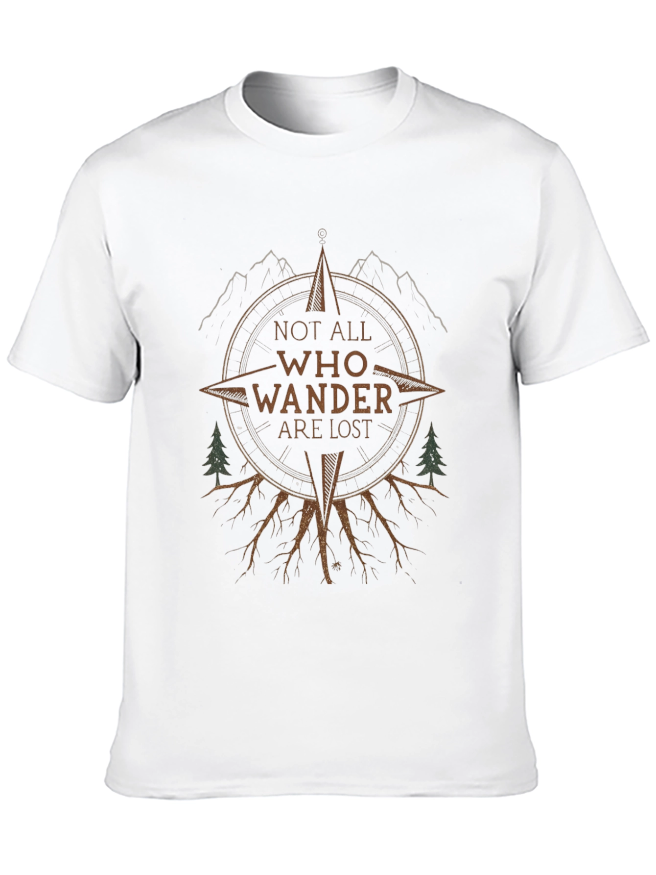 Wanderlust Compass Graphic T-Shirt - Adventure Awaits!
