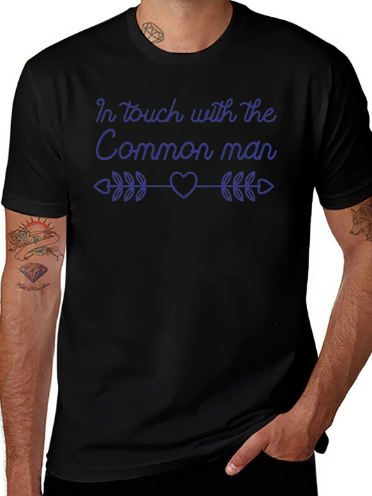 Common Man Graphic Tee - Soft & Stylish T-Shirt