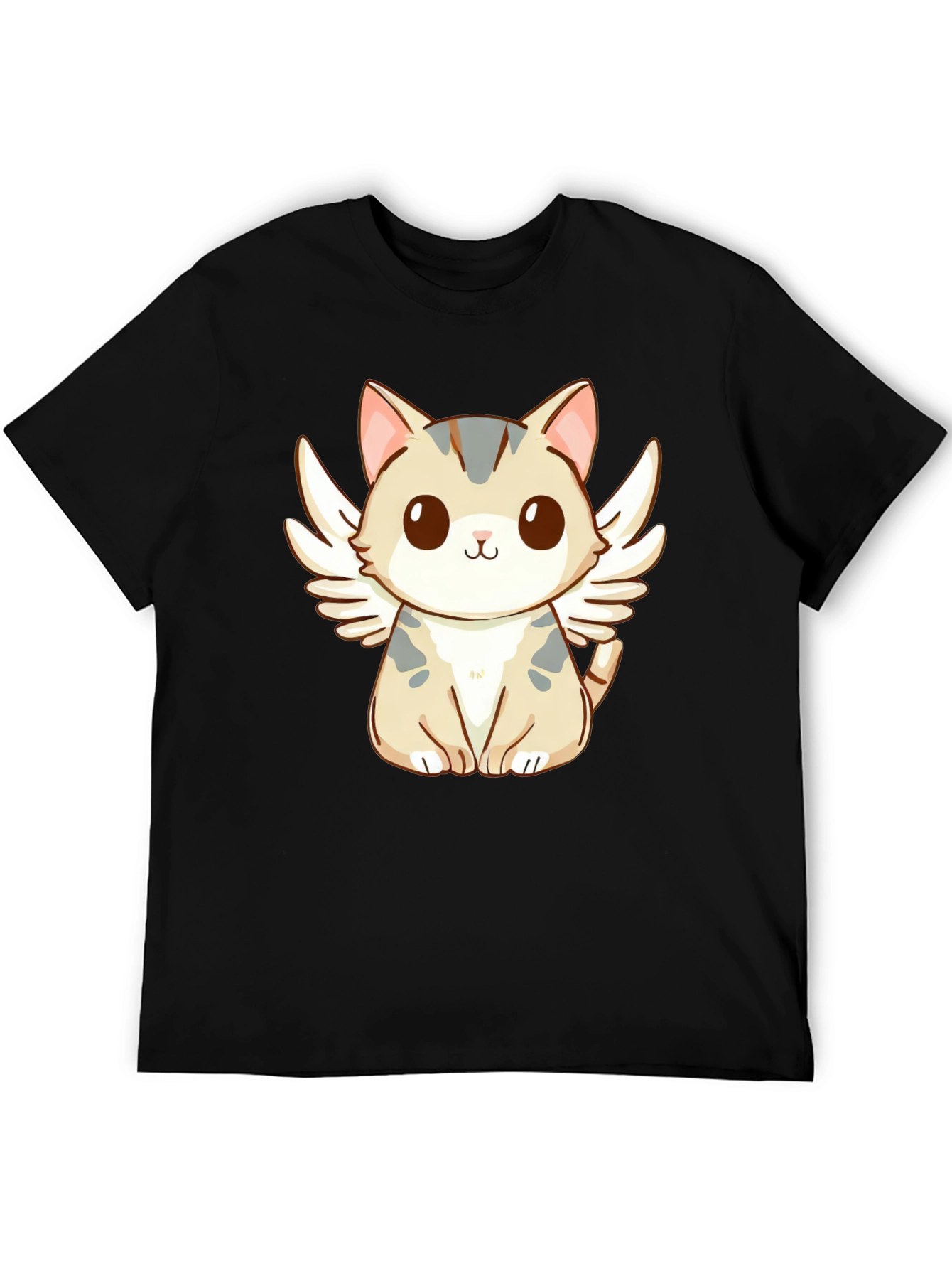 Angel Cat T-Shirt - Cute Kawaii Style