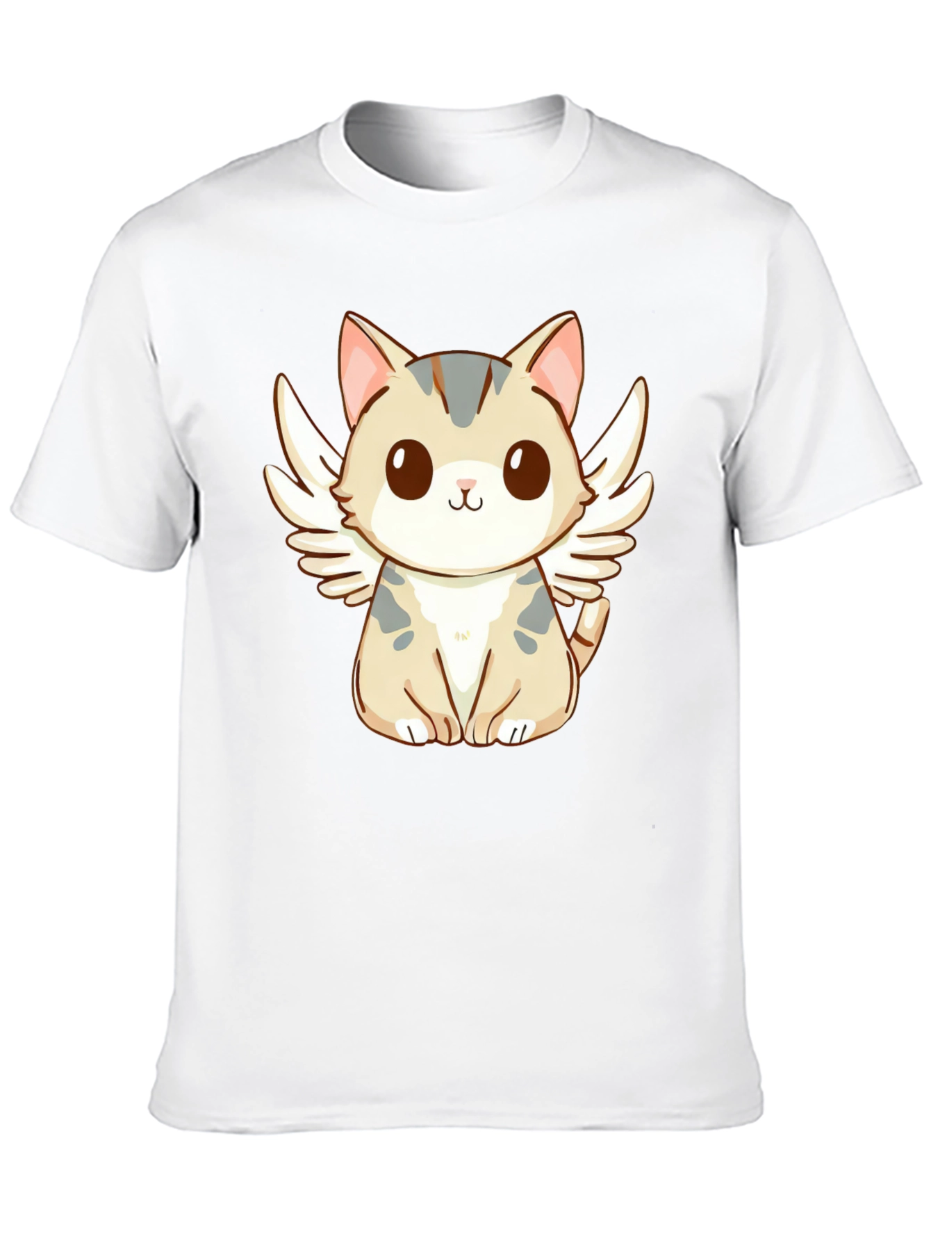 Angel Cat T-Shirt - Cute Kawaii Style