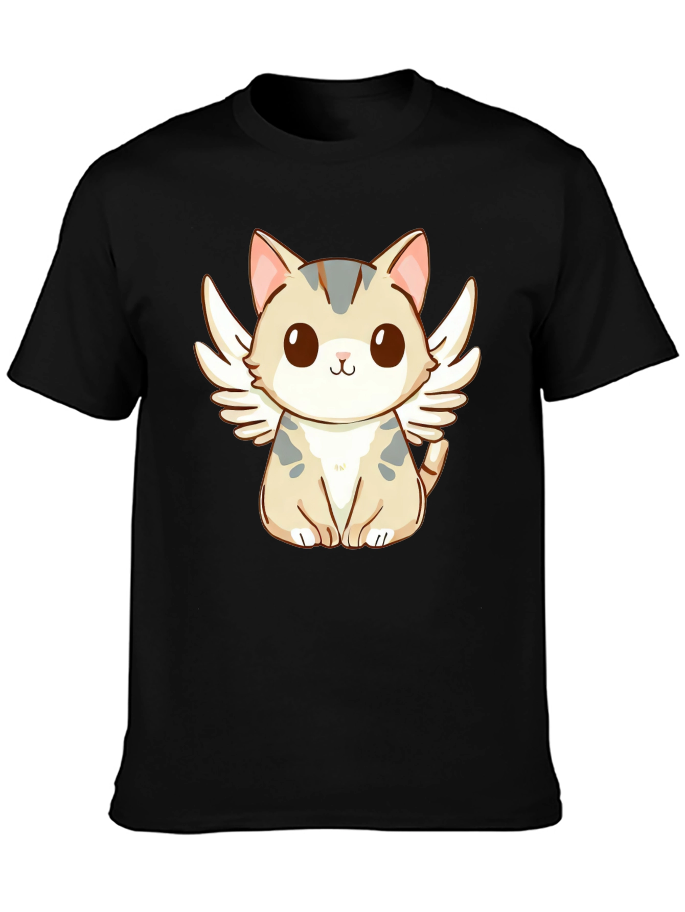 Angel Cat T-Shirt - Cute Kawaii Style