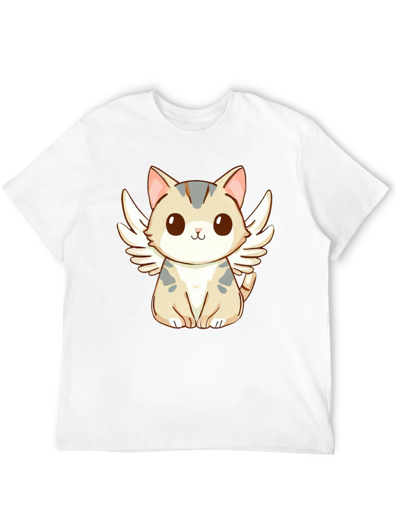 Angel Cat T-Shirt - Cute Kawaii Style