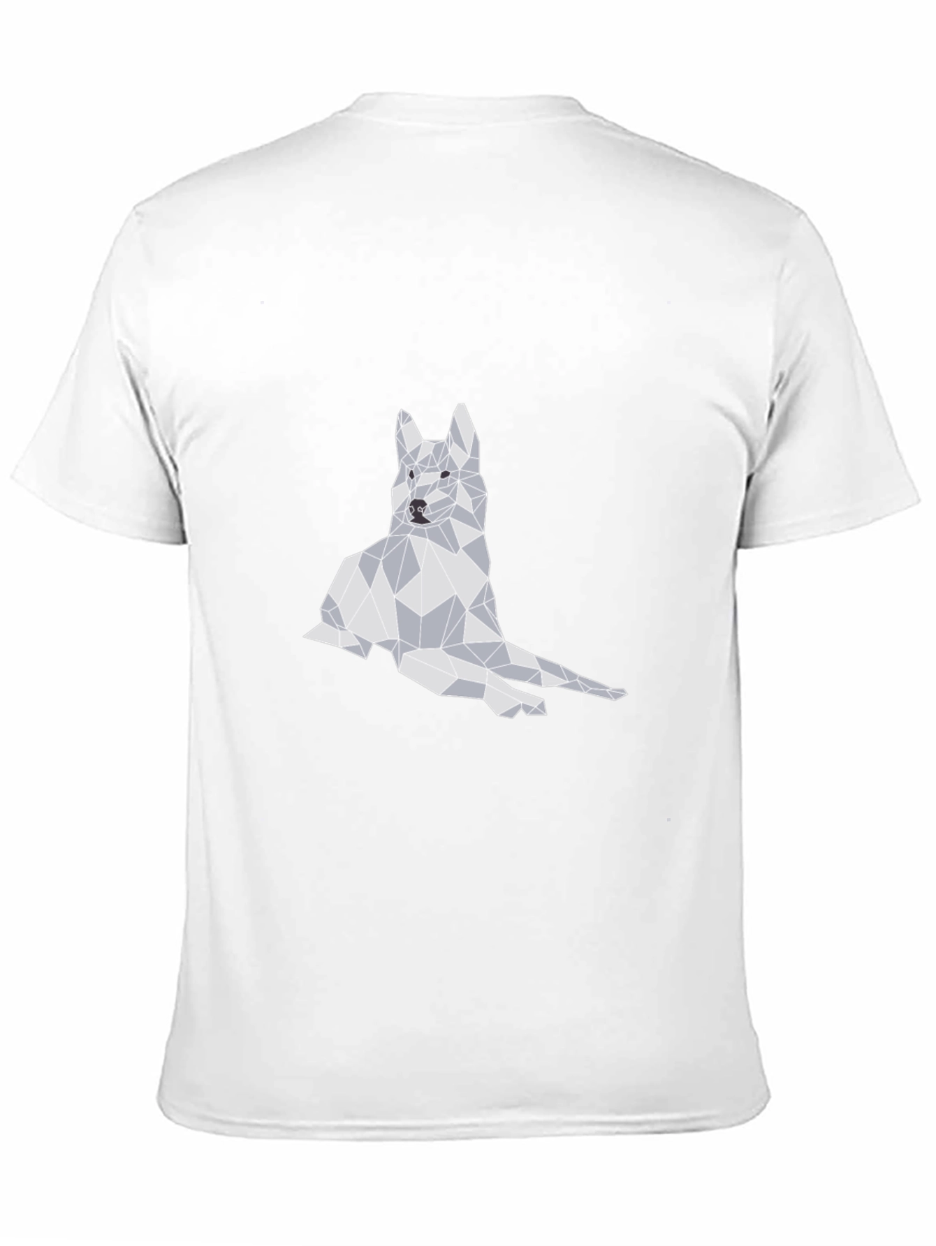 Geometric Dog Graphic T-Shirt