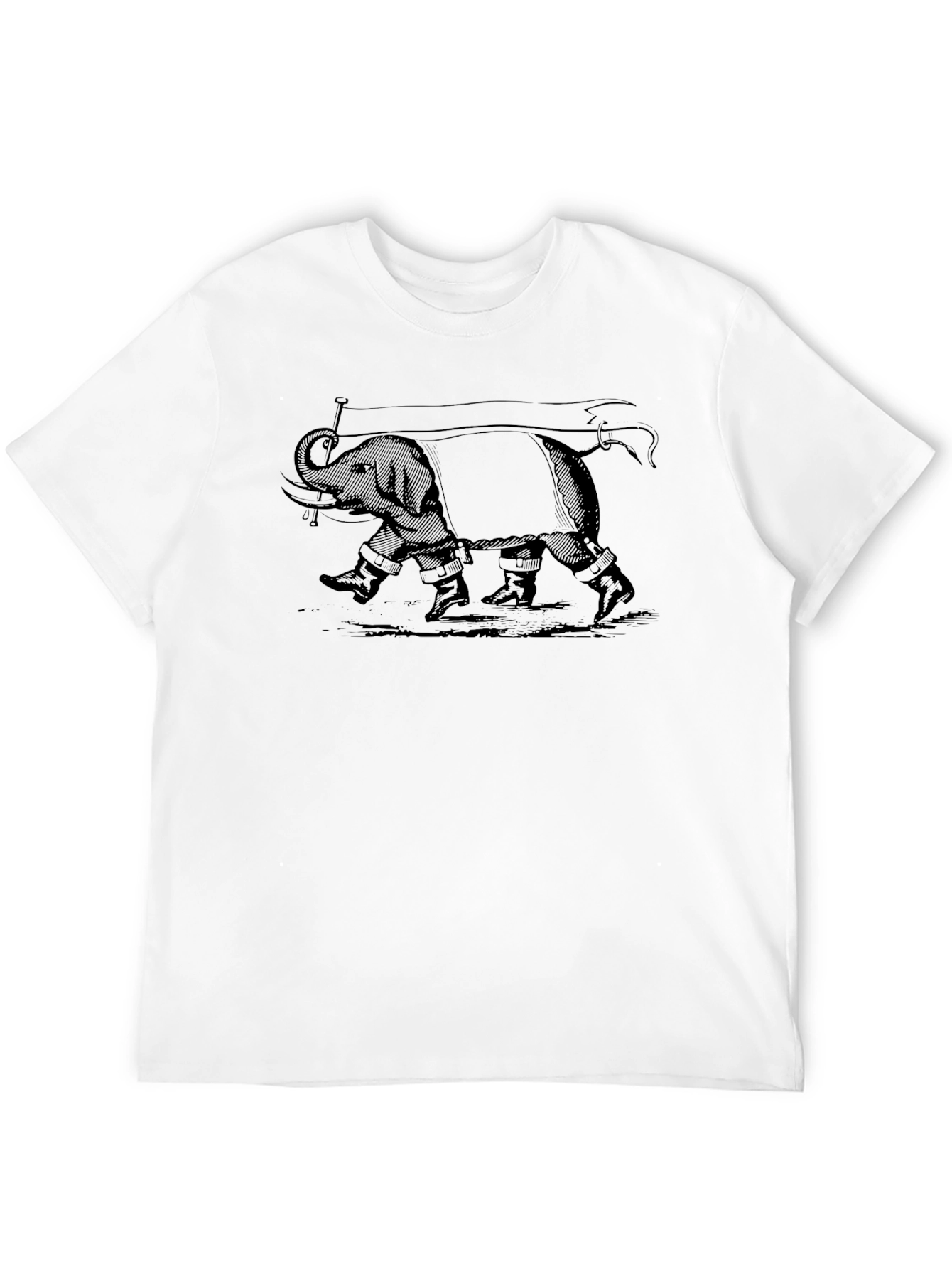 Elephant Graphic Print Tee