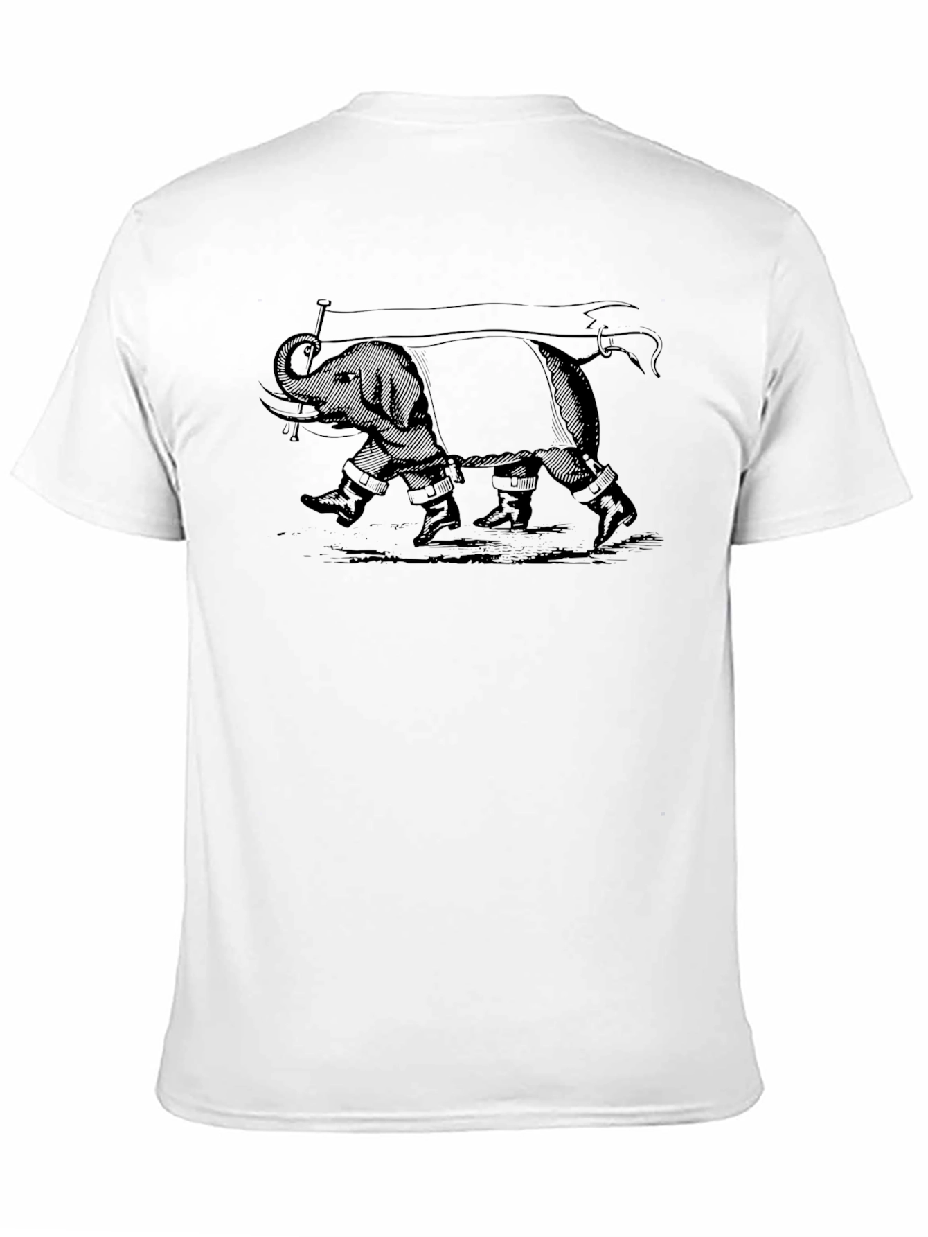 Elephant Graphic Print Tee
