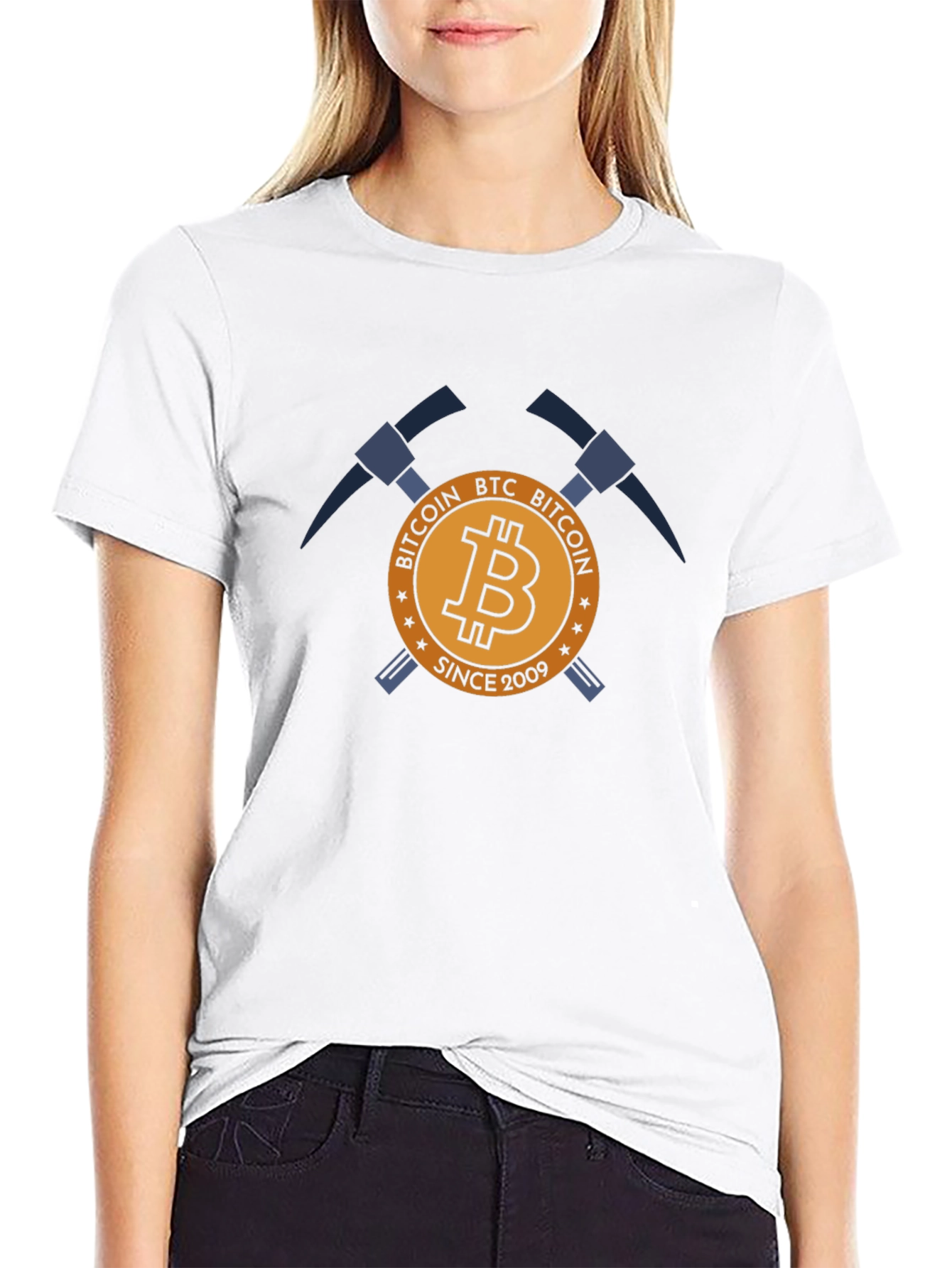 Bitcoin BTC Mining T-Shirt - Cryptocurrency Tee