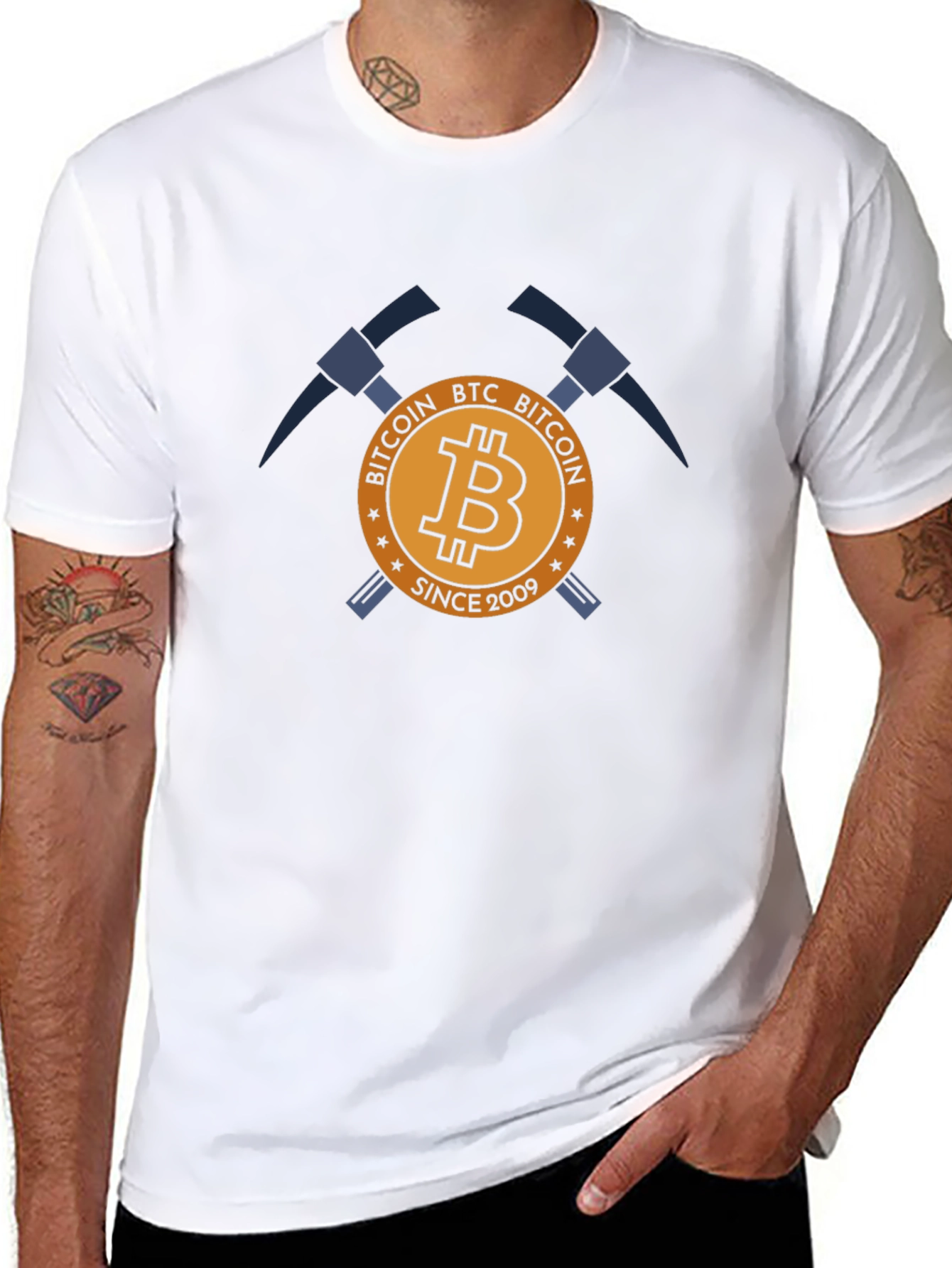 Bitcoin BTC Mining T-Shirt - Cryptocurrency Tee