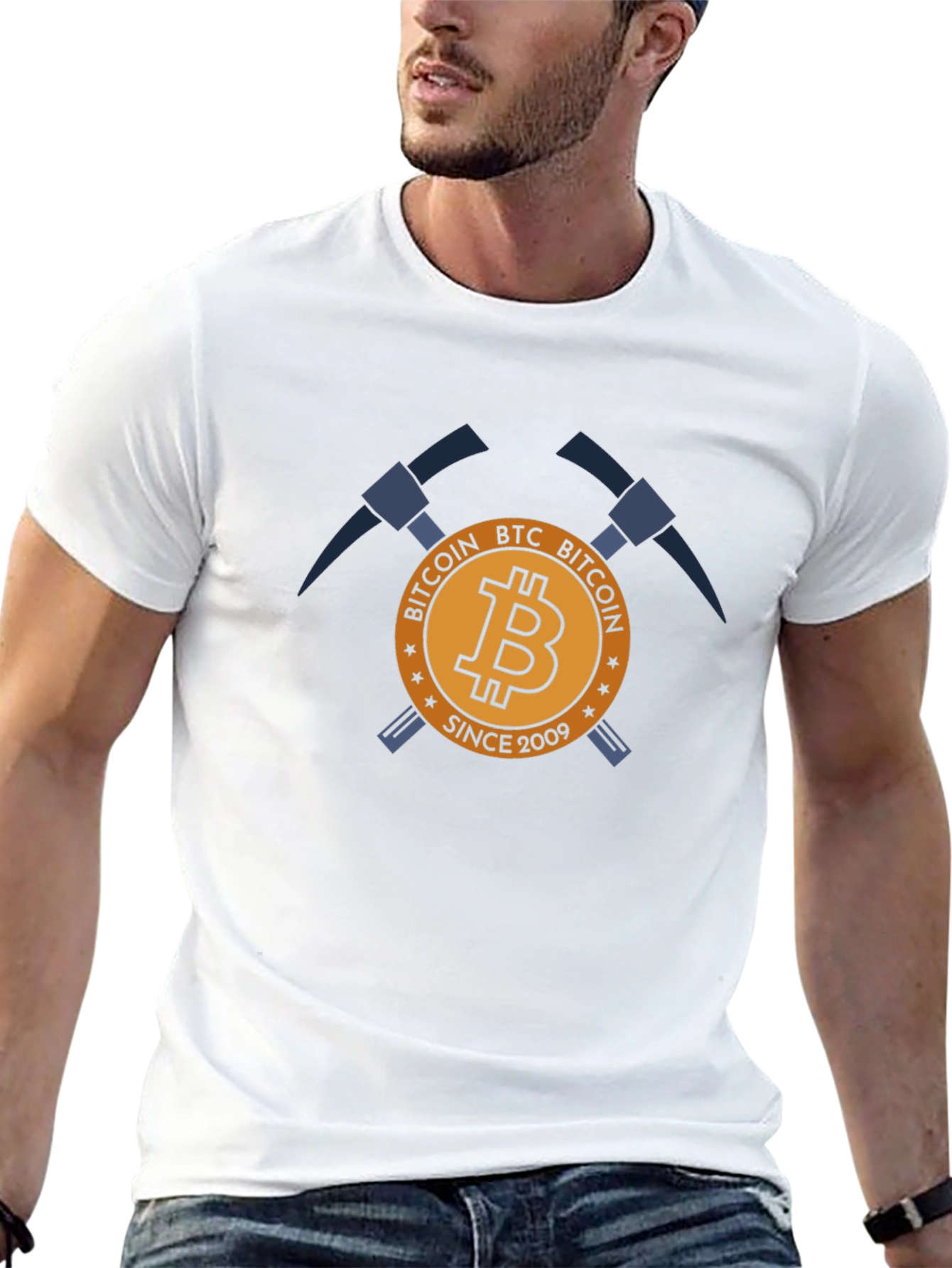 Bitcoin BTC Mining T-Shirt - Cryptocurrency Tee