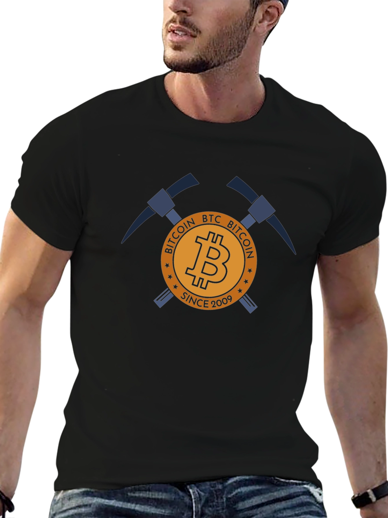 Bitcoin BTC Mining T-Shirt - Cryptocurrency Tee