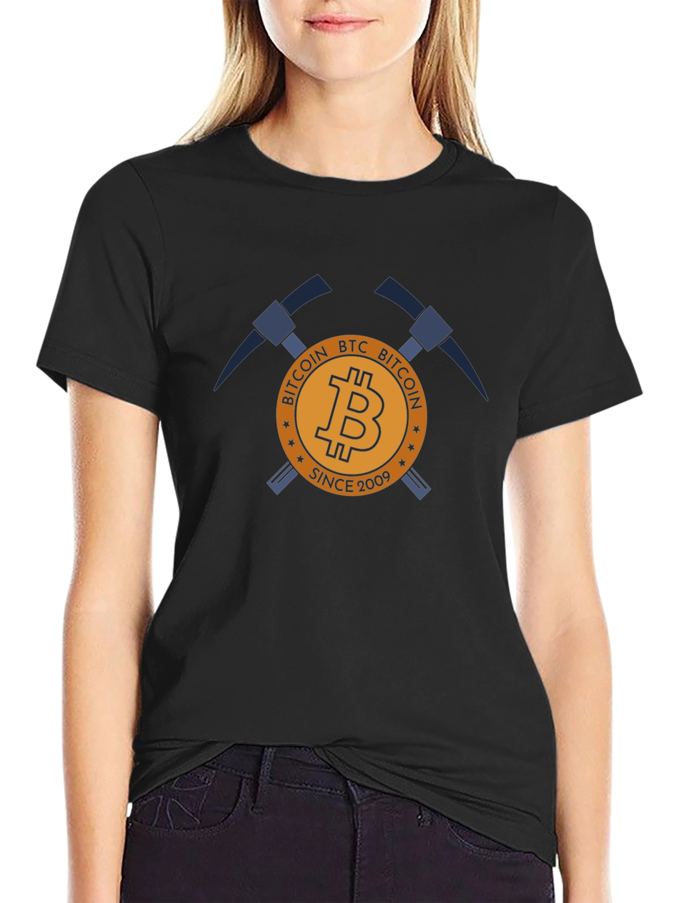 Bitcoin BTC Mining T-Shirt - Cryptocurrency Tee