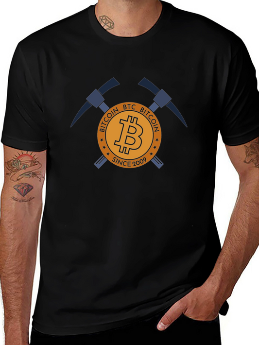 Bitcoin BTC Mining T-Shirt - Cryptocurrency Tee