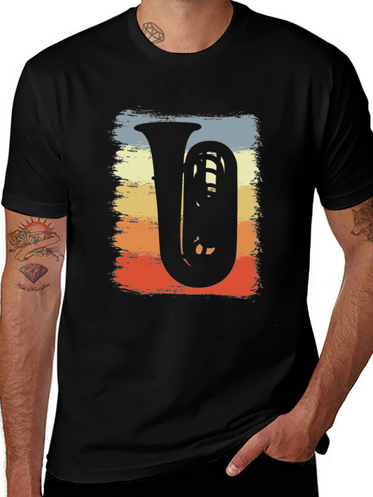 Vintage Tuba Music Tee - Retro Band Shirt