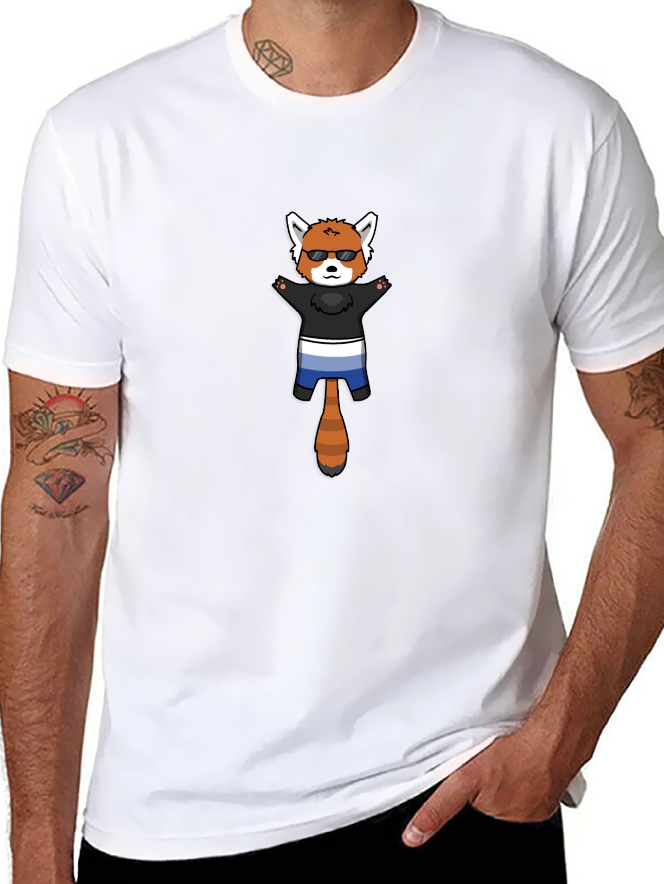 Cool Red Panda Bear T-Shirt