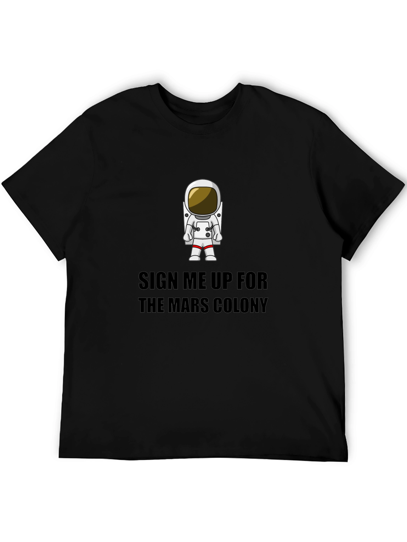 Mars Colony T-Shirt - Astronaut Graphic Tee