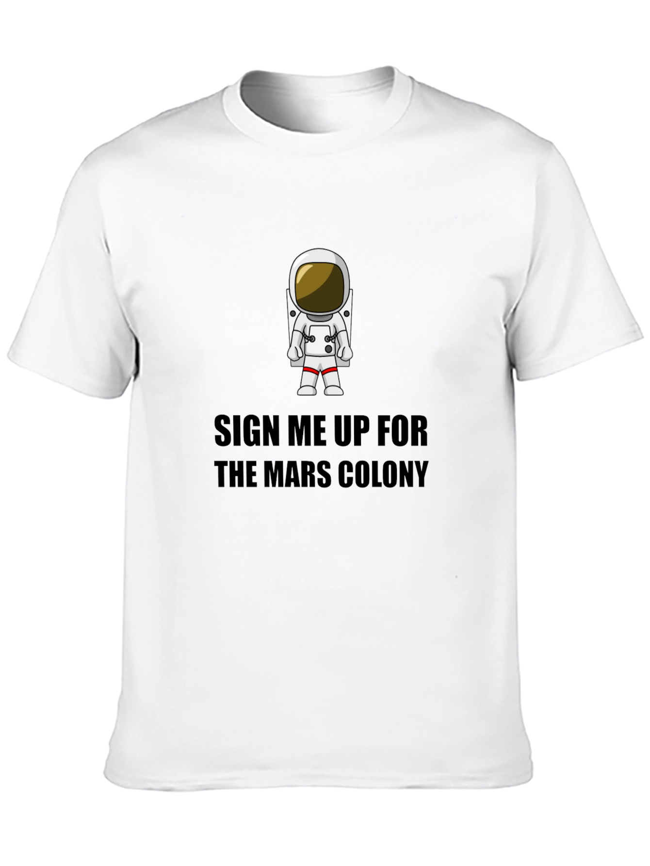 Mars Colony T-Shirt - Astronaut Graphic Tee