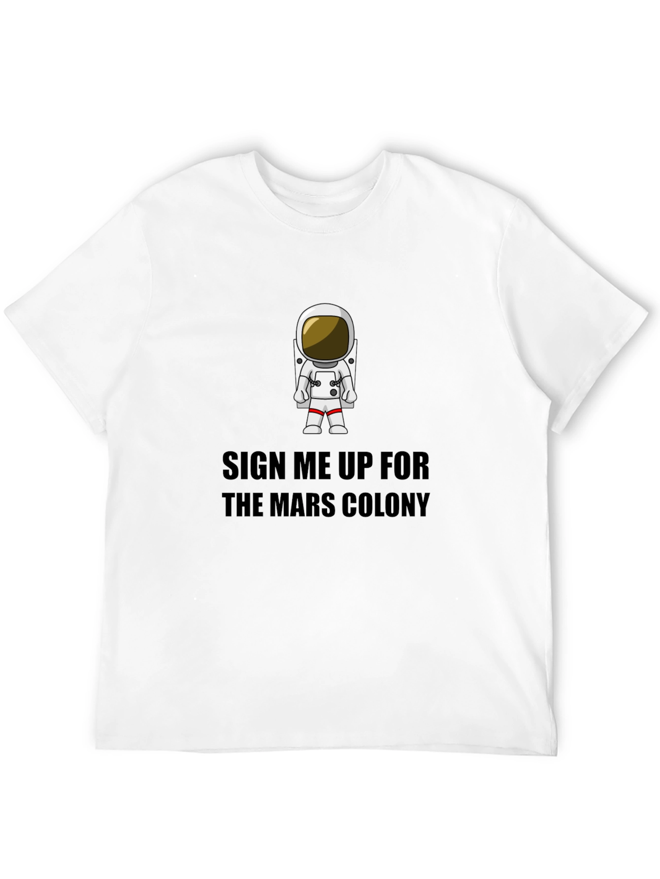 Mars Colony T-Shirt - Astronaut Graphic Tee