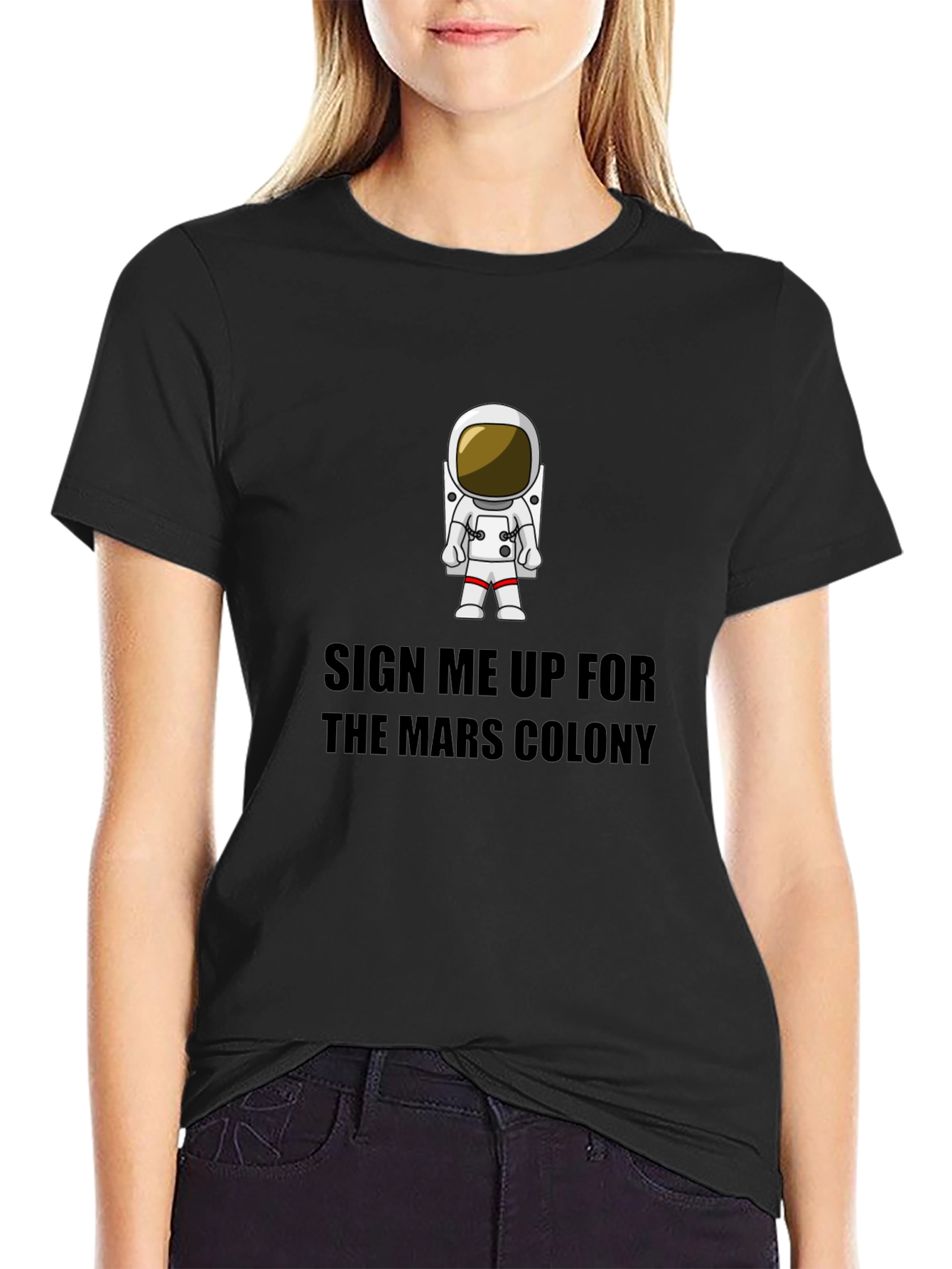 Mars Colony T-Shirt - Astronaut Graphic Tee