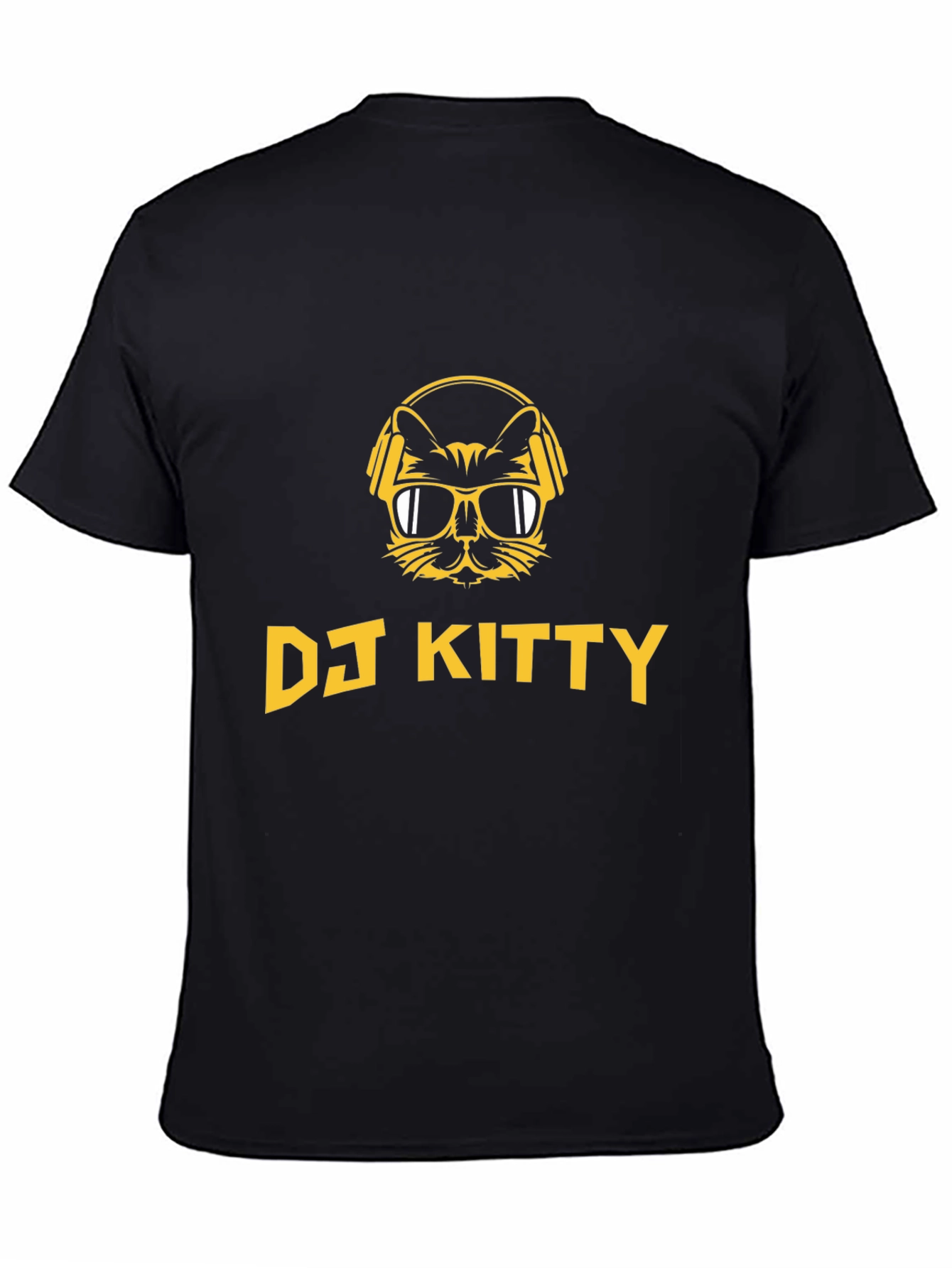 DJ Kitty Graphic T-Shirt - Cool Music Lover Tee