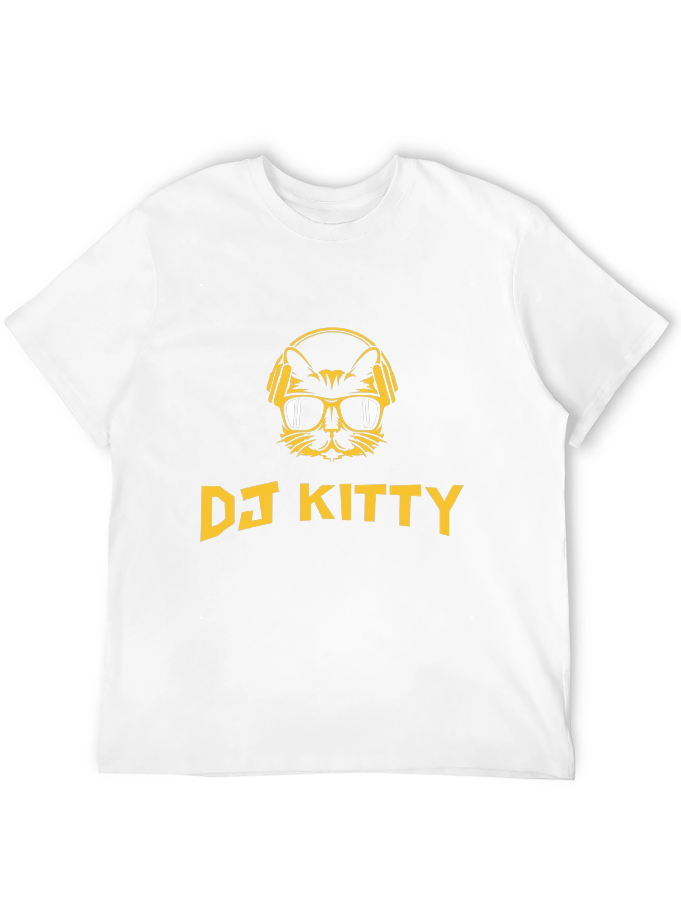 DJ Kitty Graphic T-Shirt - Cool Music Lover Tee