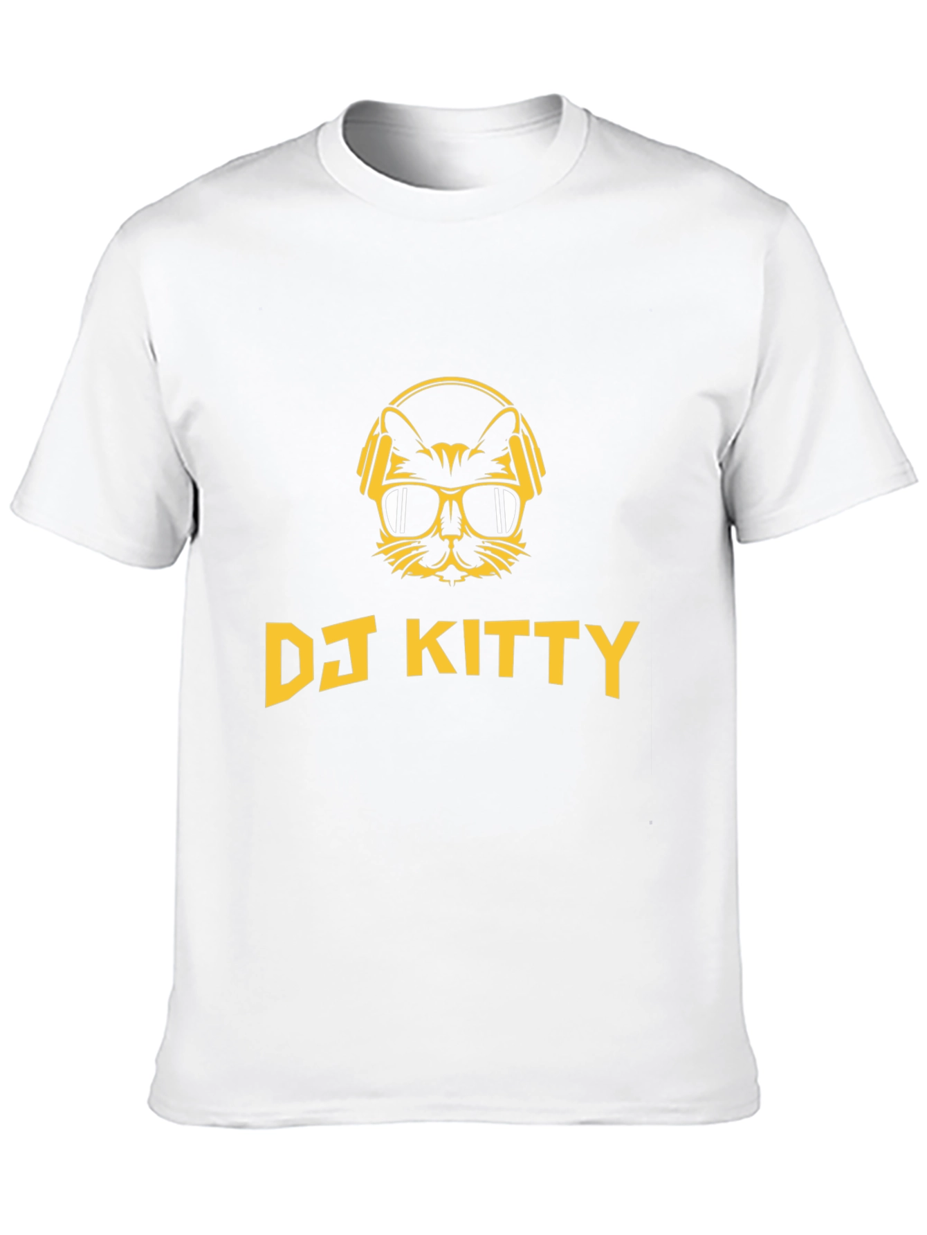 DJ Kitty Graphic T-Shirt - Cool Music Lover Tee