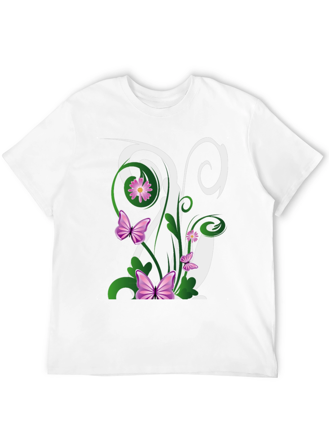 Floral Letter T-Shirt