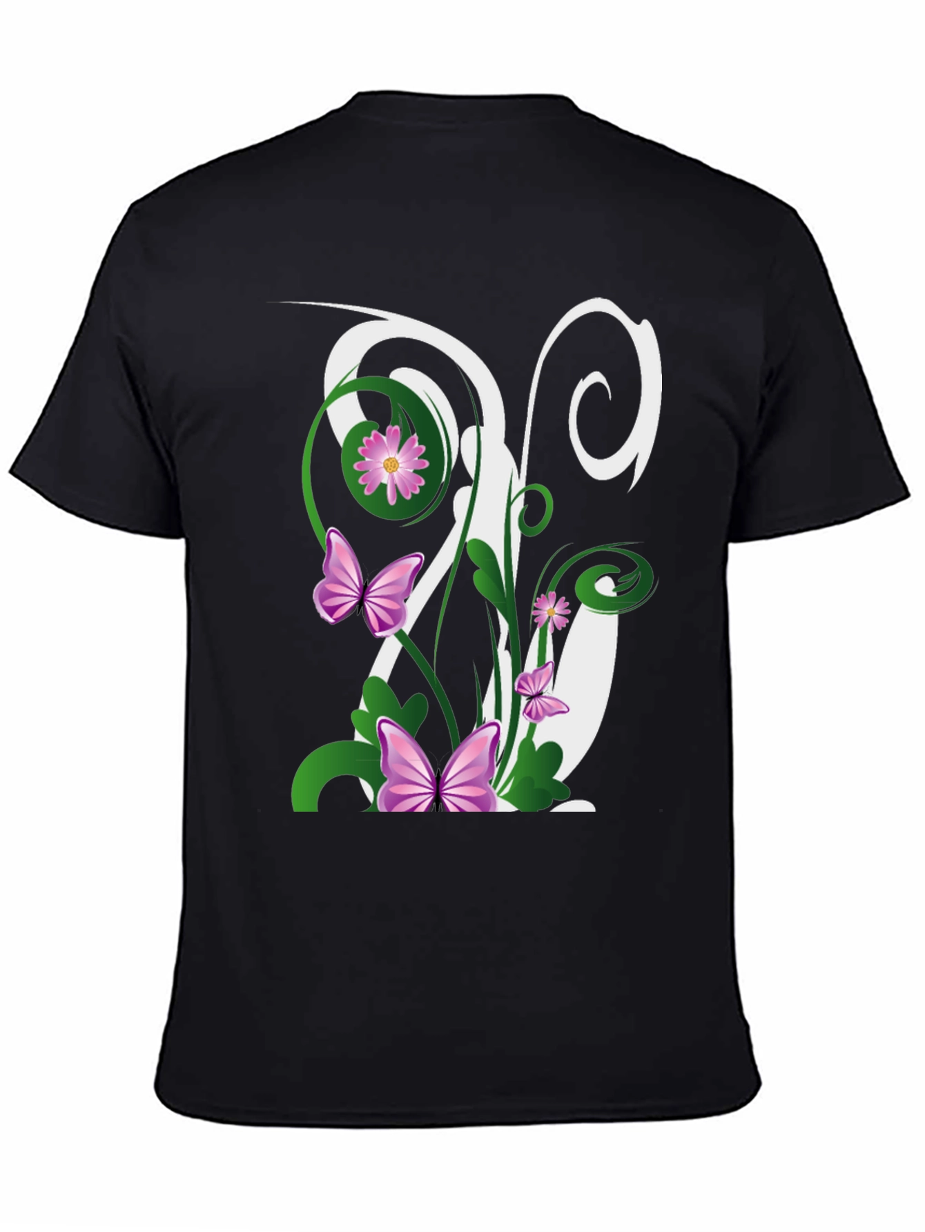 Floral Letter T-Shirt