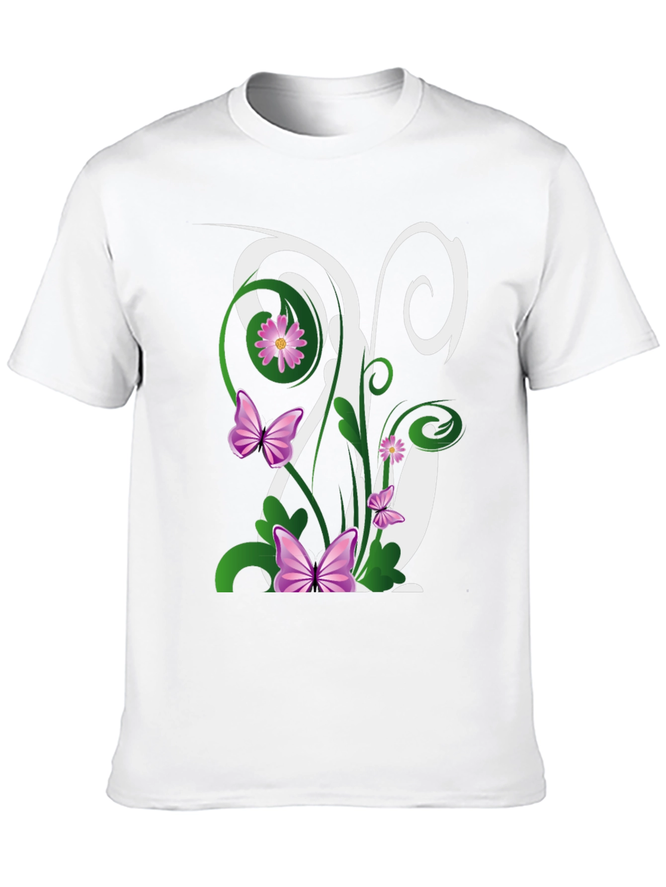 Floral Letter T-Shirt