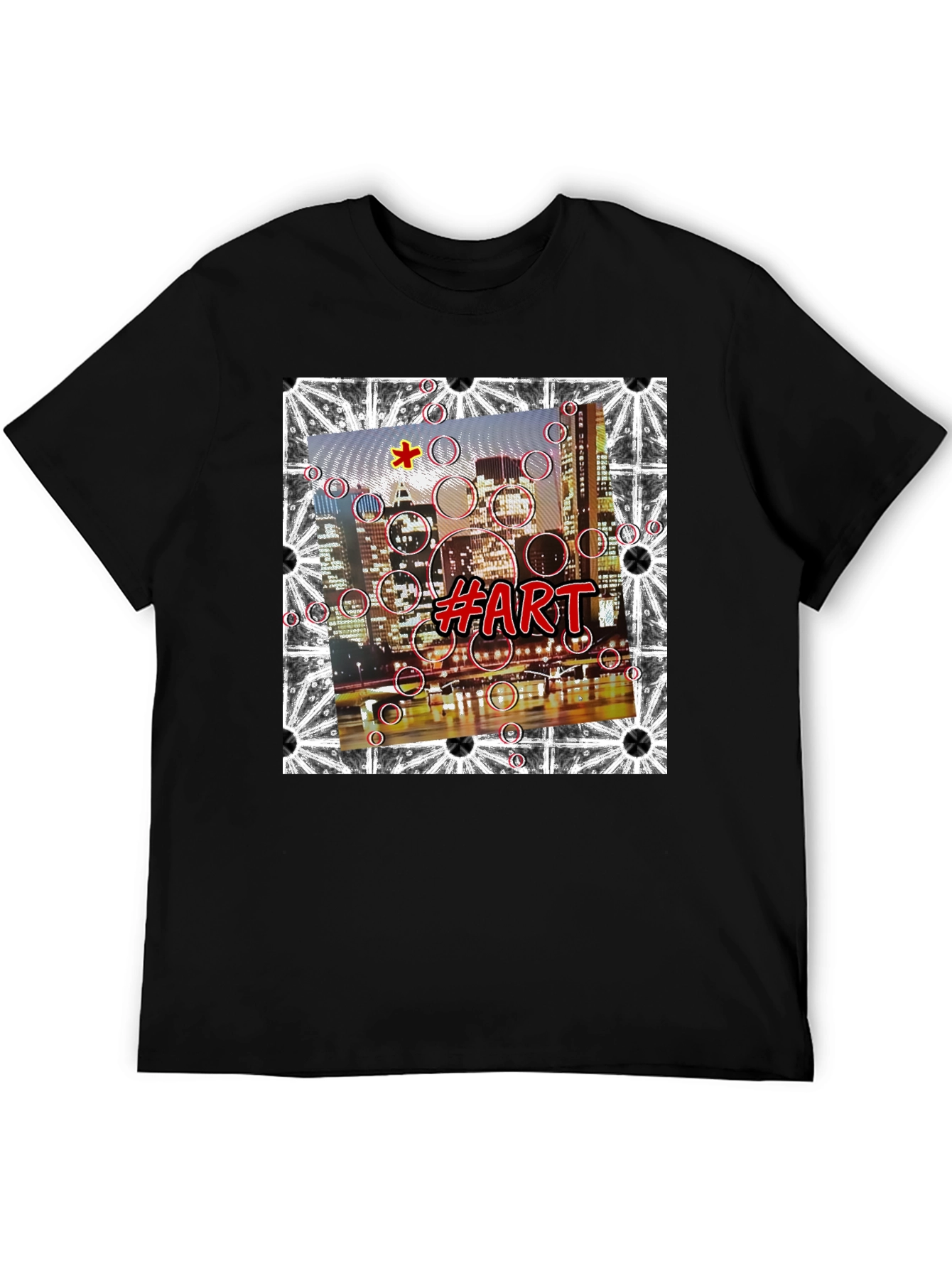 Abstract Cityscape Art Tee
