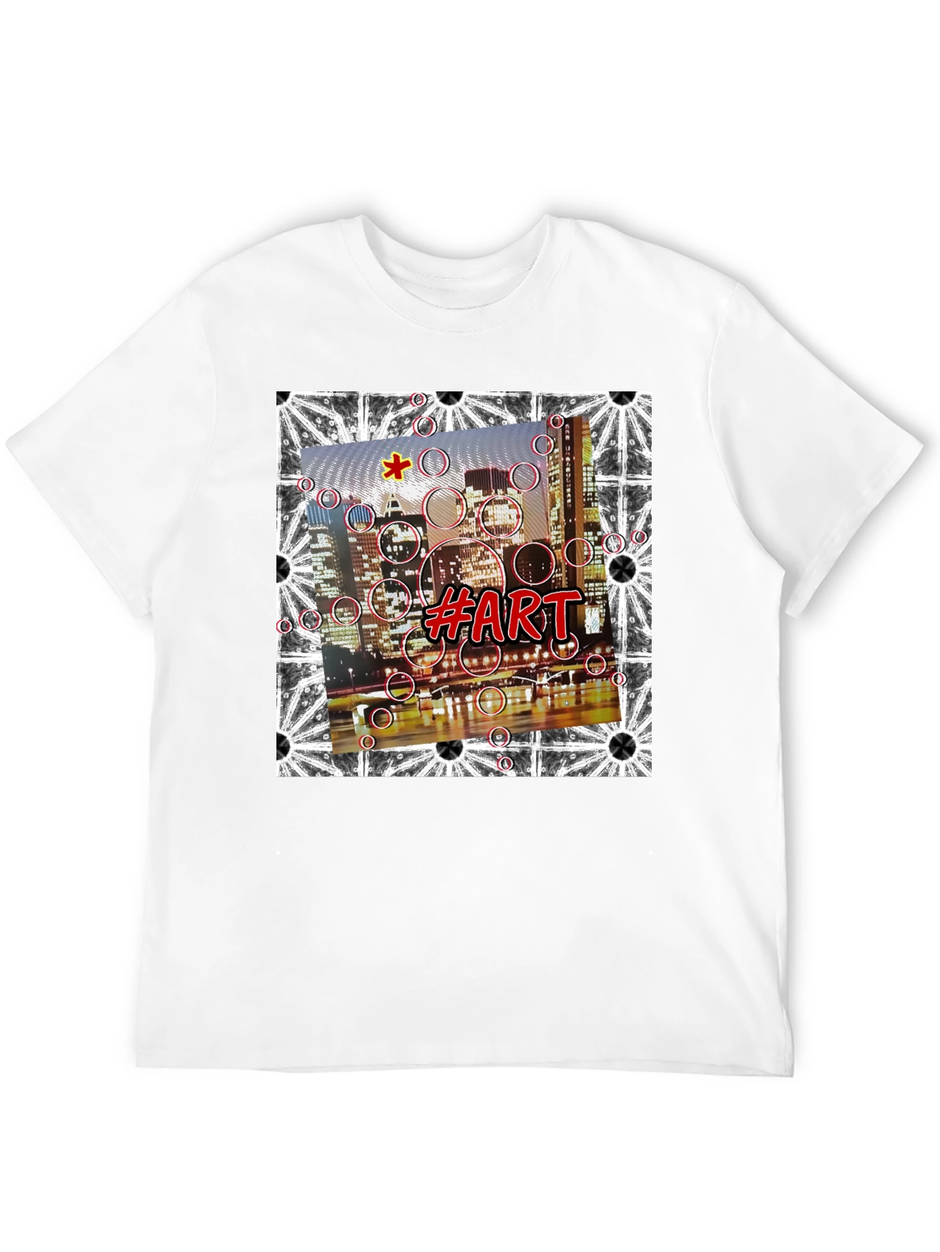 Abstract Cityscape Art Tee