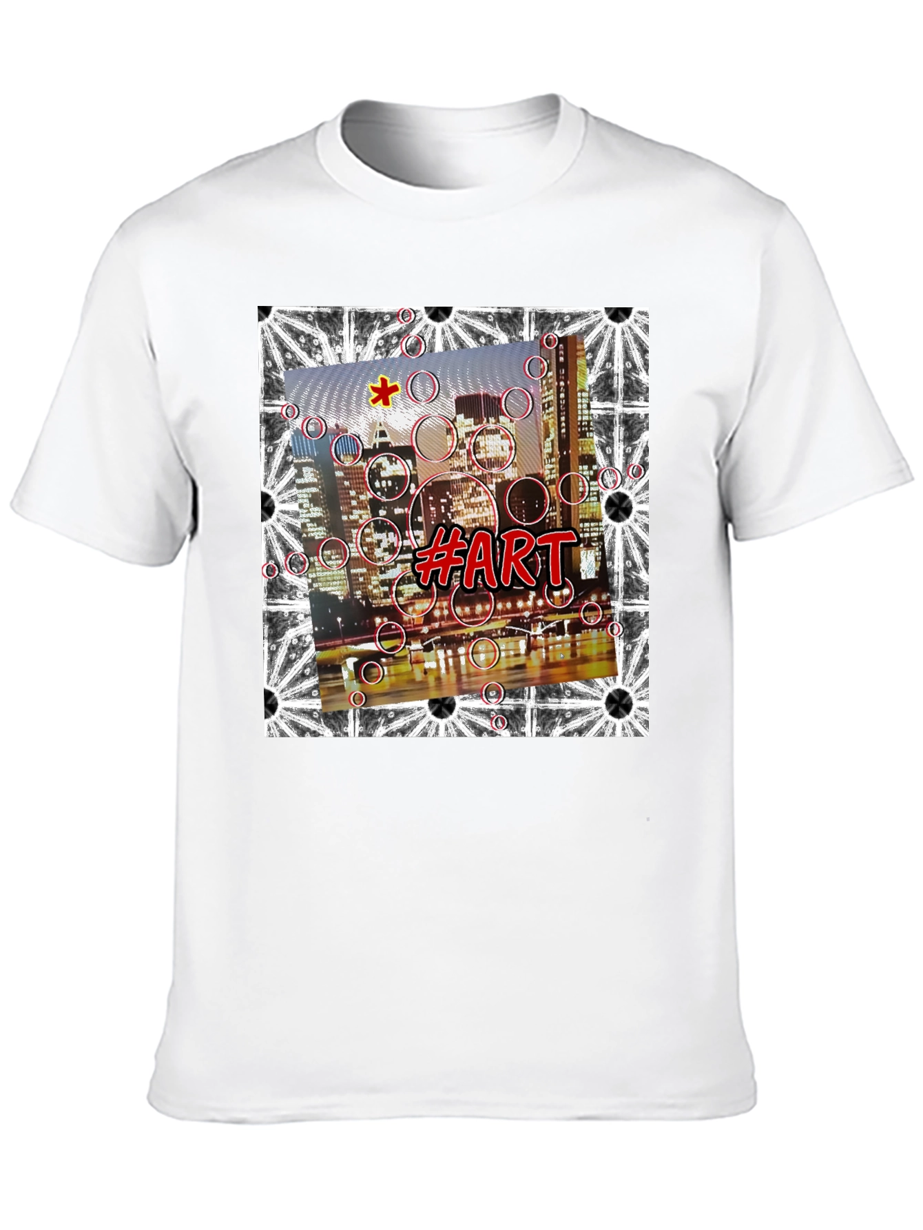 Abstract Cityscape Art Tee