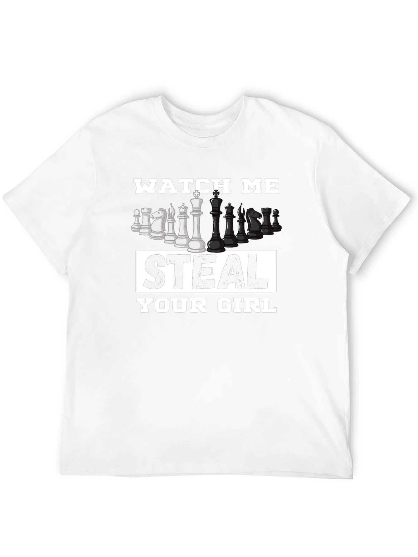 Chess Steal Your Girl Black T-Shirt