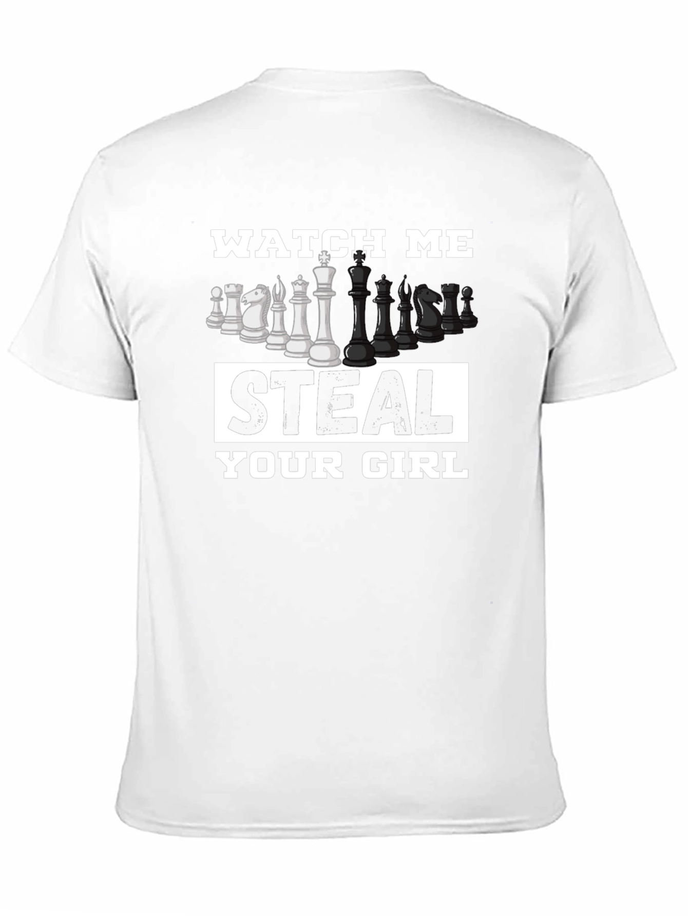 Chess Steal Your Girl Black T-Shirt
